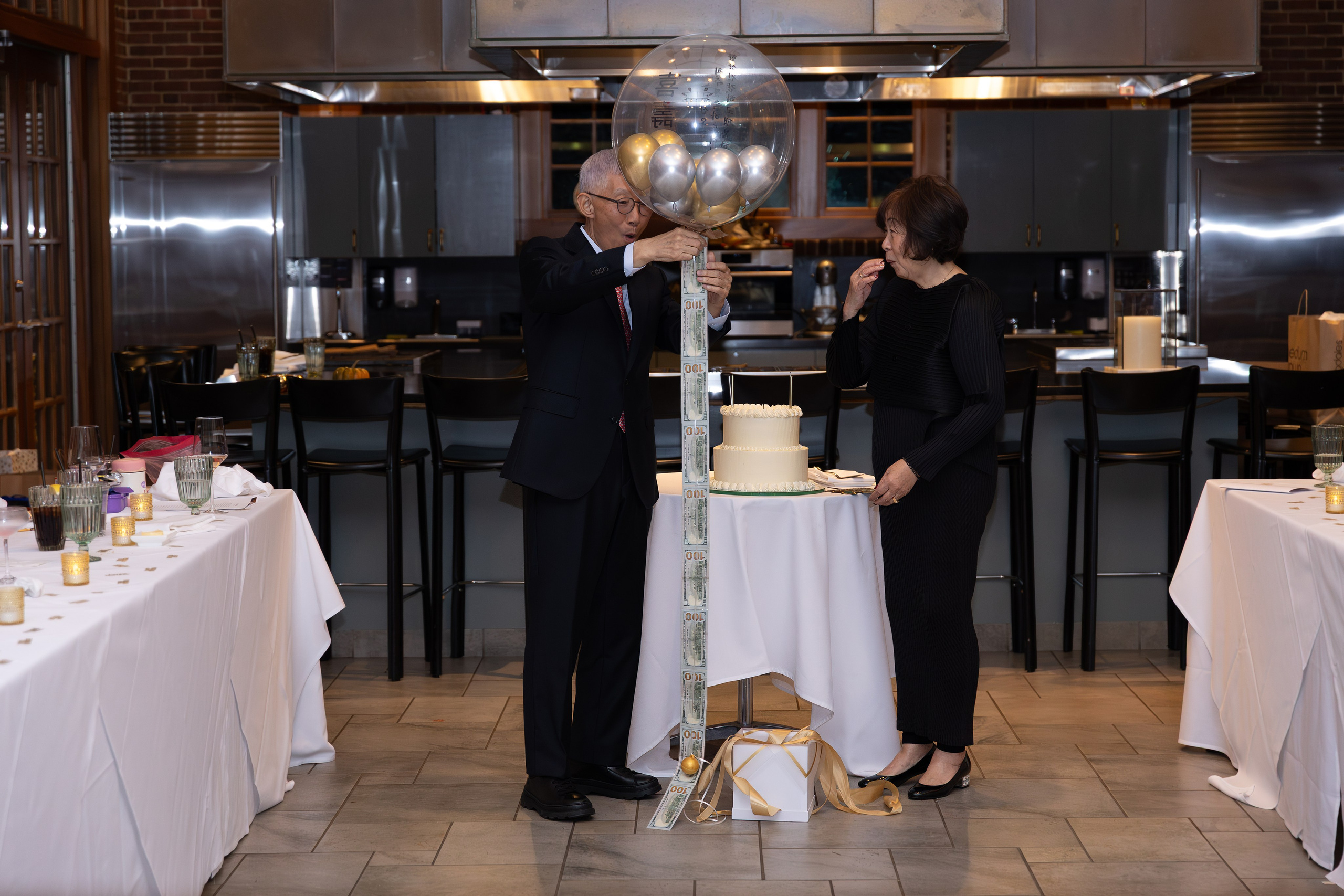 Korean Family 77th Birthday | Elegant European Restaurant Celebration. Family, lifestyle, and commercial photography in New York and New Jersey