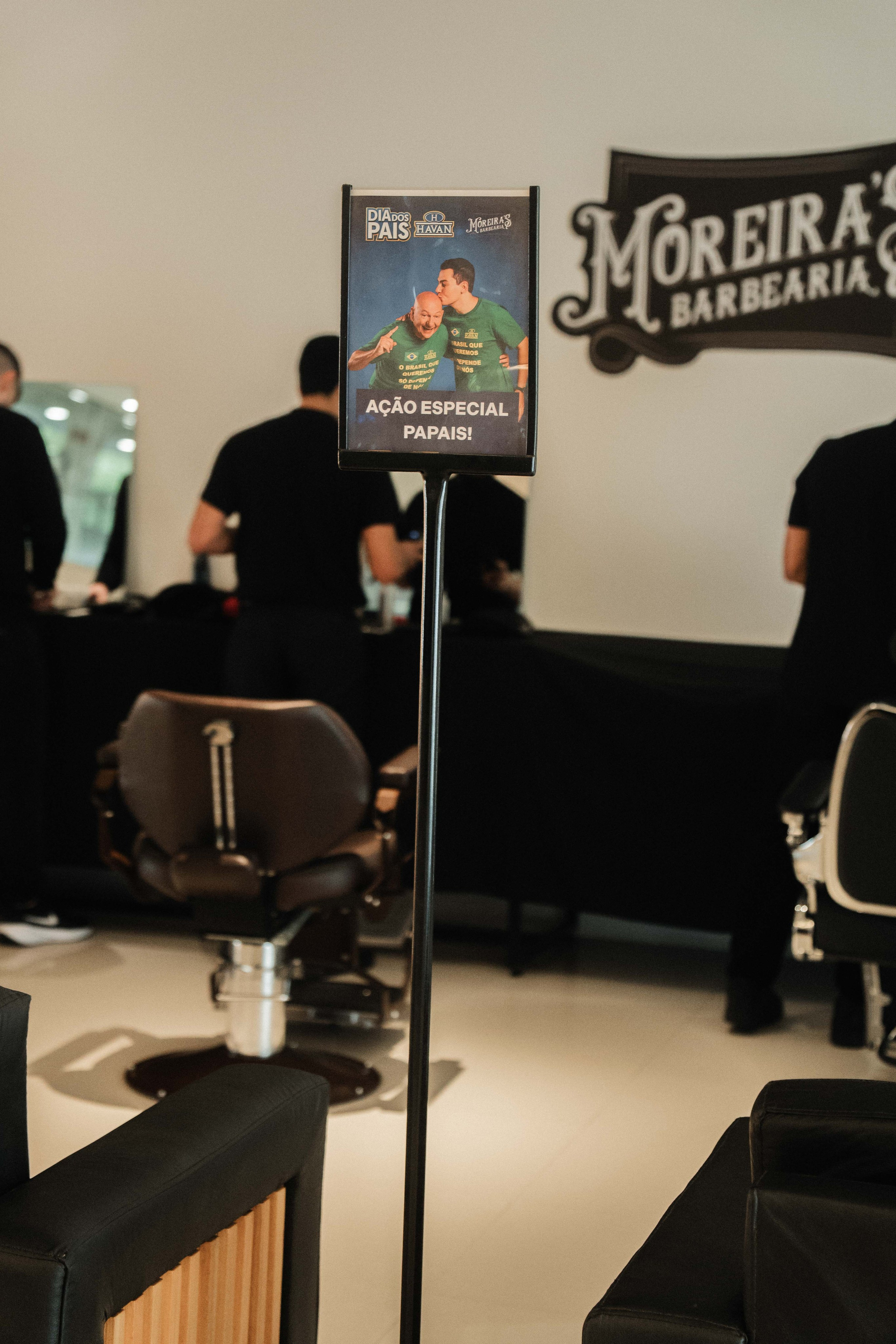 Ação Havan & Moreira’s barbearia. Agora júnior