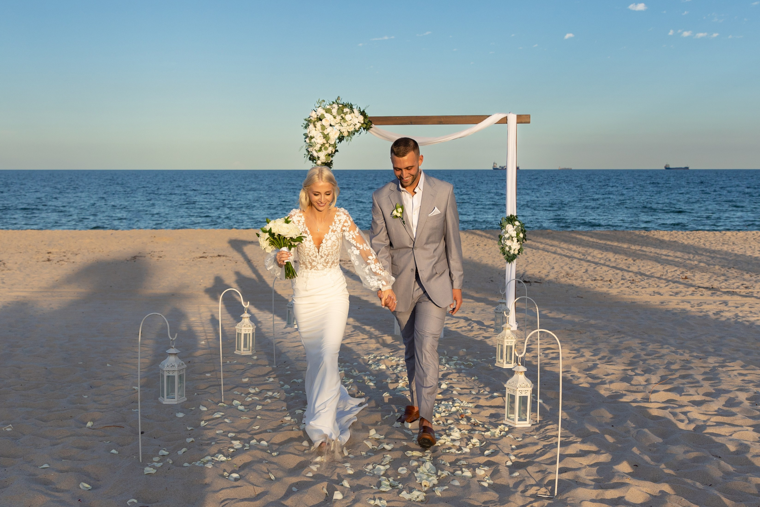 Jamie & Jackson_Fort Lauderdale_Beach Wedding. Miami Family and Event Photographer