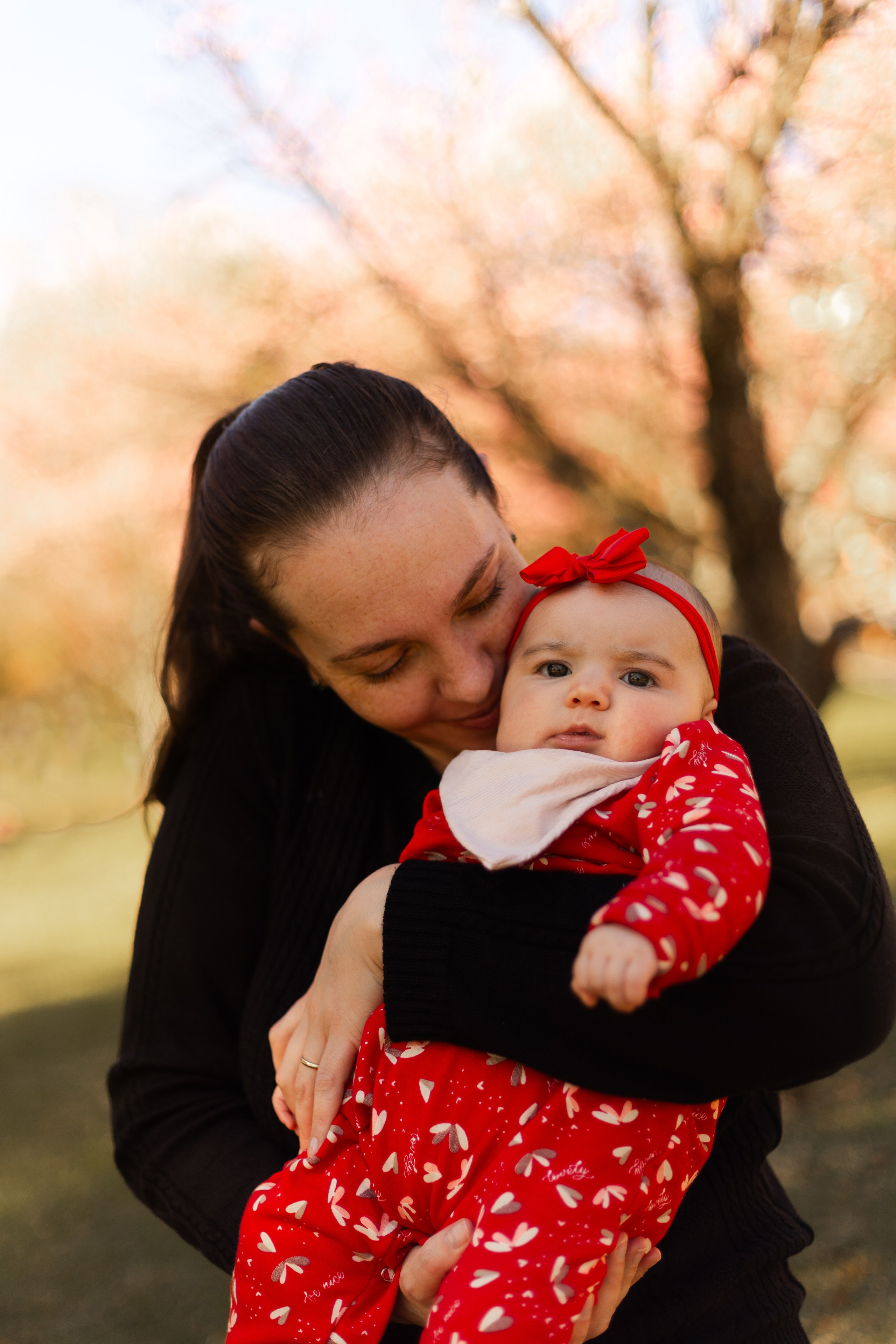 Minha familia nas cerejeiras
