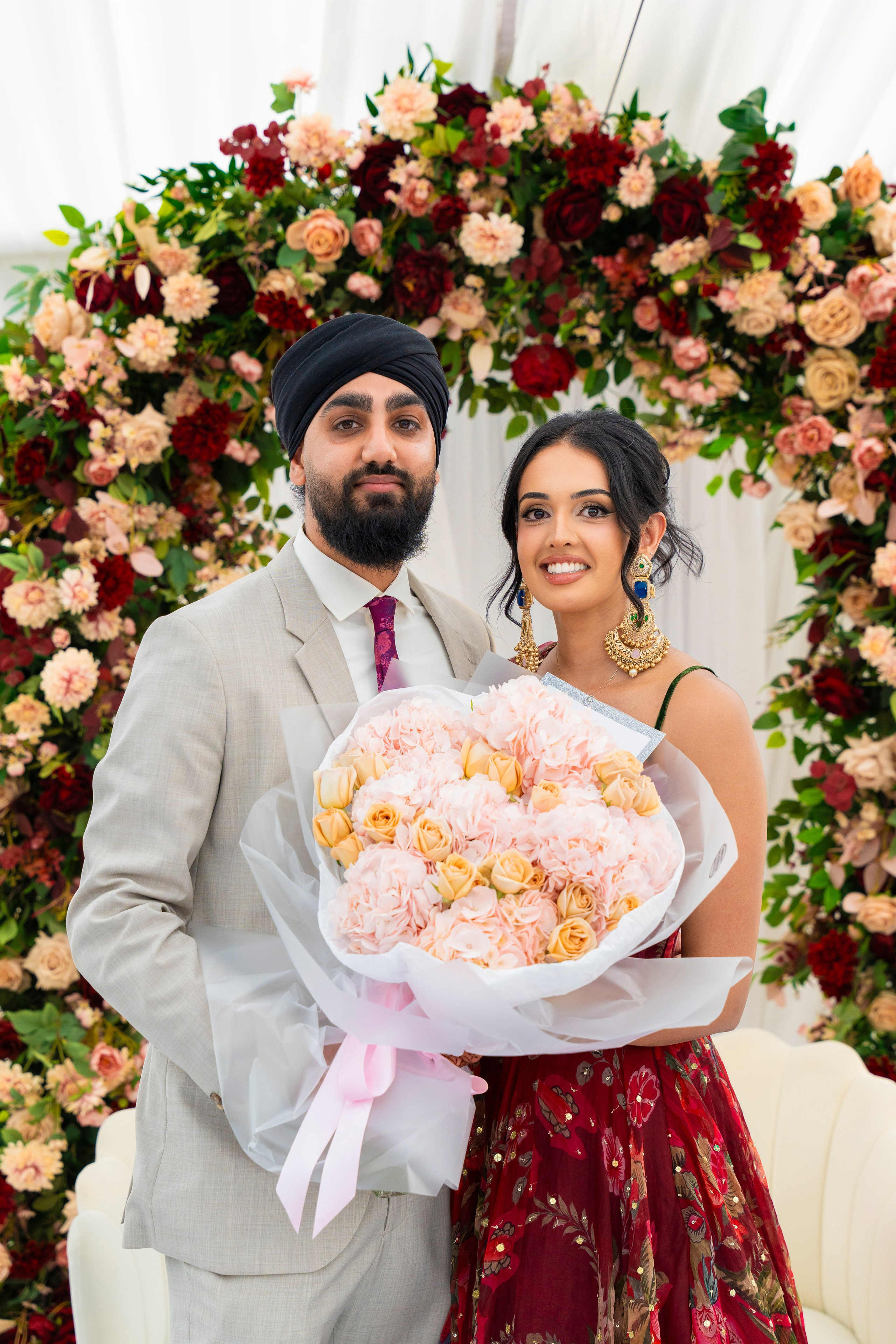 Nooreen & Jugraj. Studio Kunal Photography