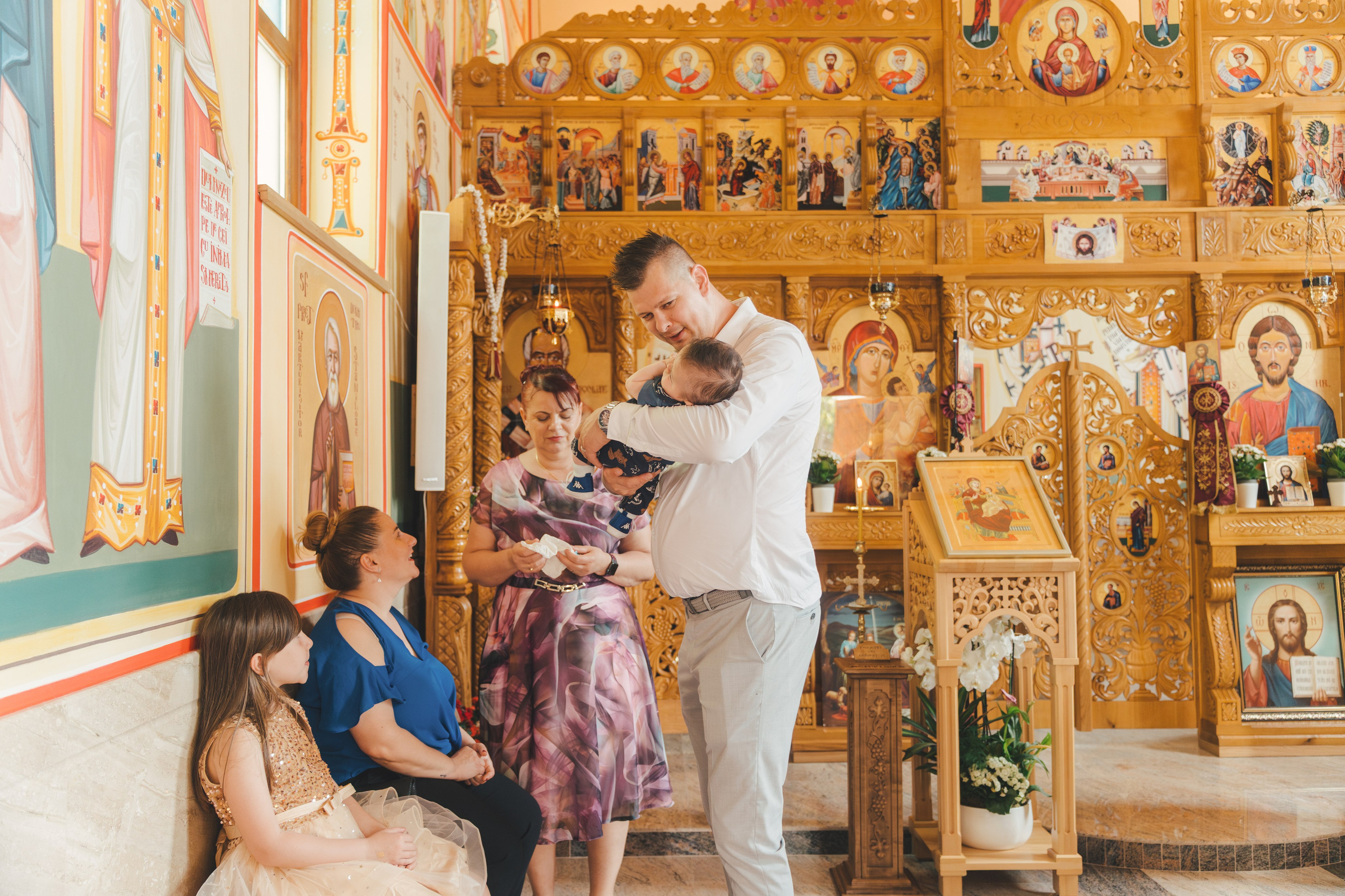 Théo Andrei`s Christening