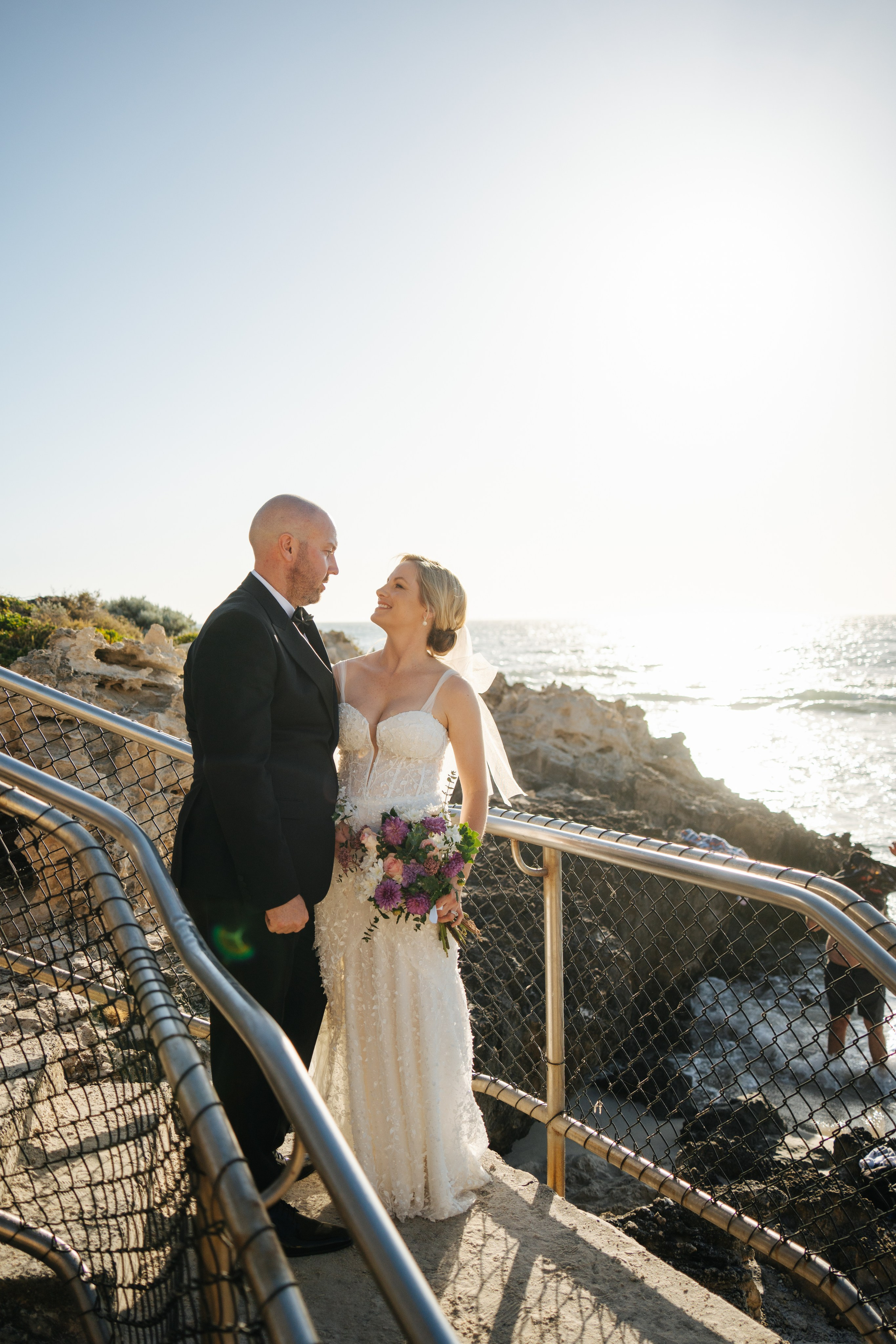 Stacey & Tim — Watermans Bay. Emma Joy Photography