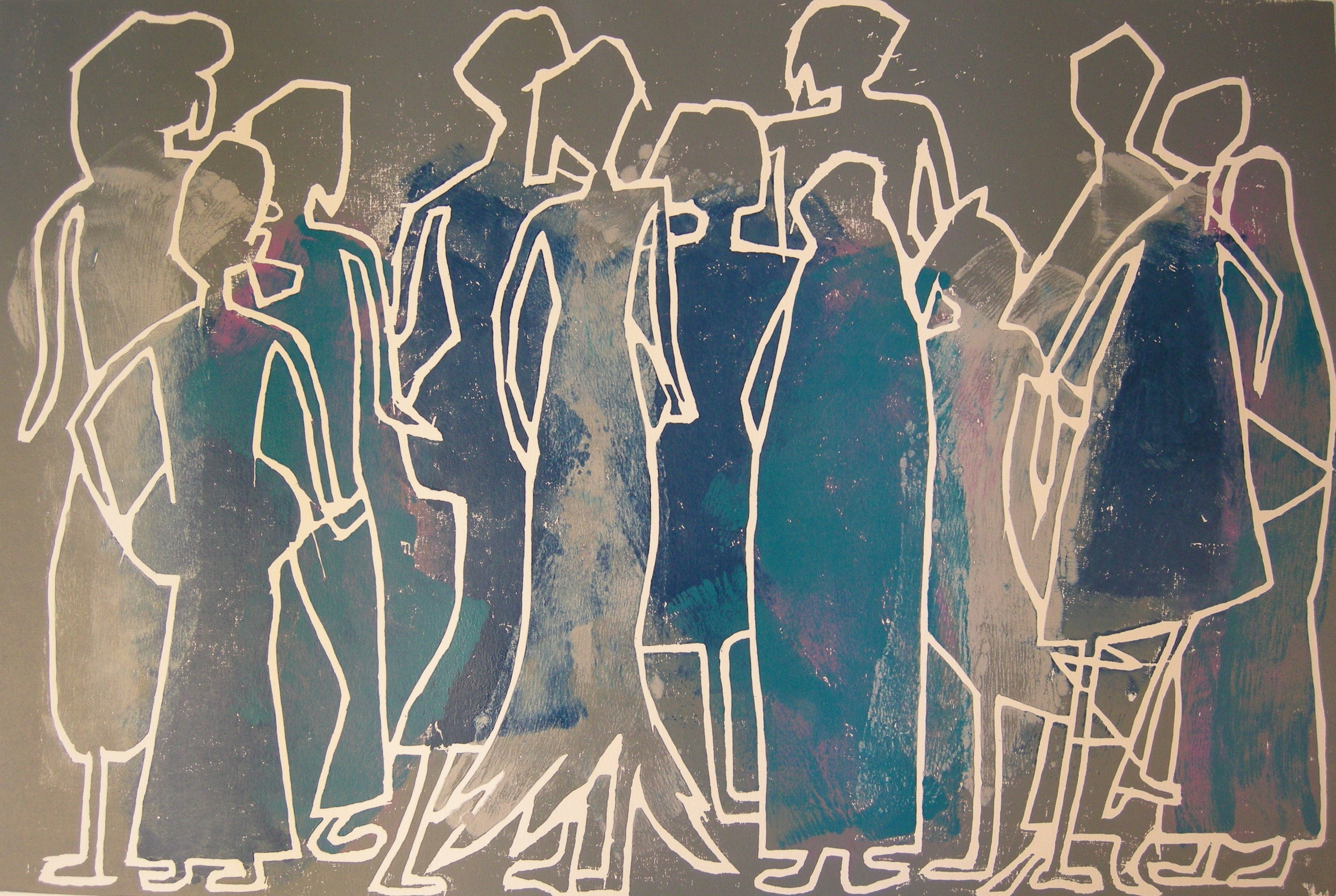 12-wir, 2018 - 40x60 auf Papier 60x80