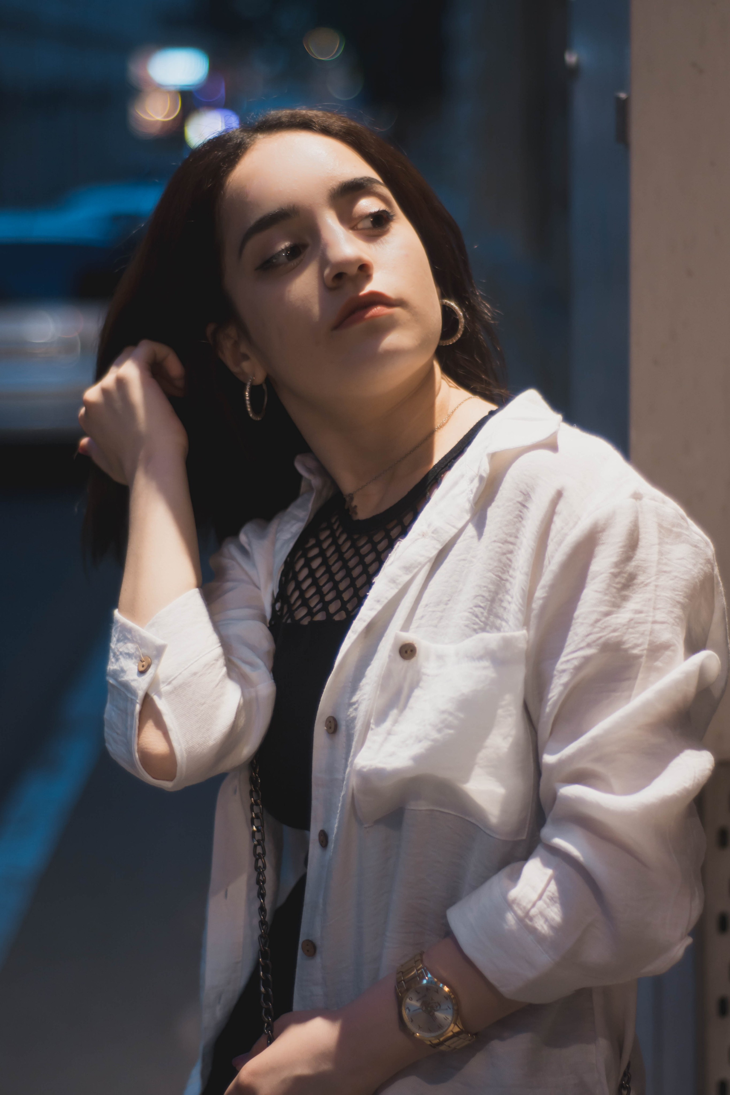 Lana axşam çəkilişi. Fotoqraf Vəli Məmmədov