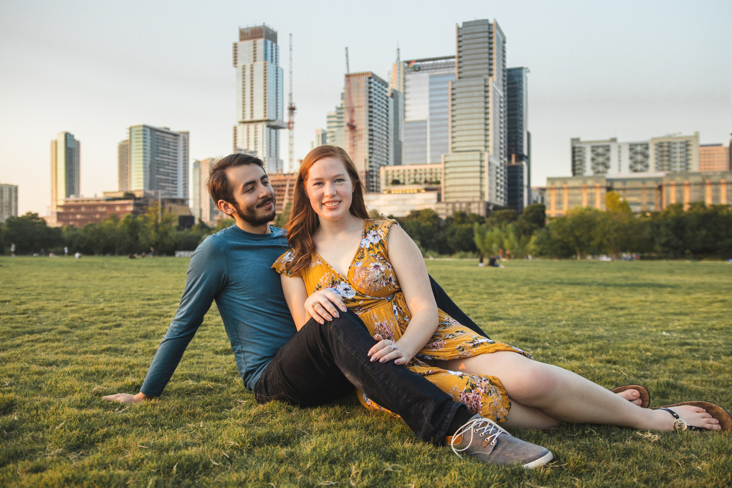 Kevin and Kristen’s photoshoot at Seaholm in Austin 