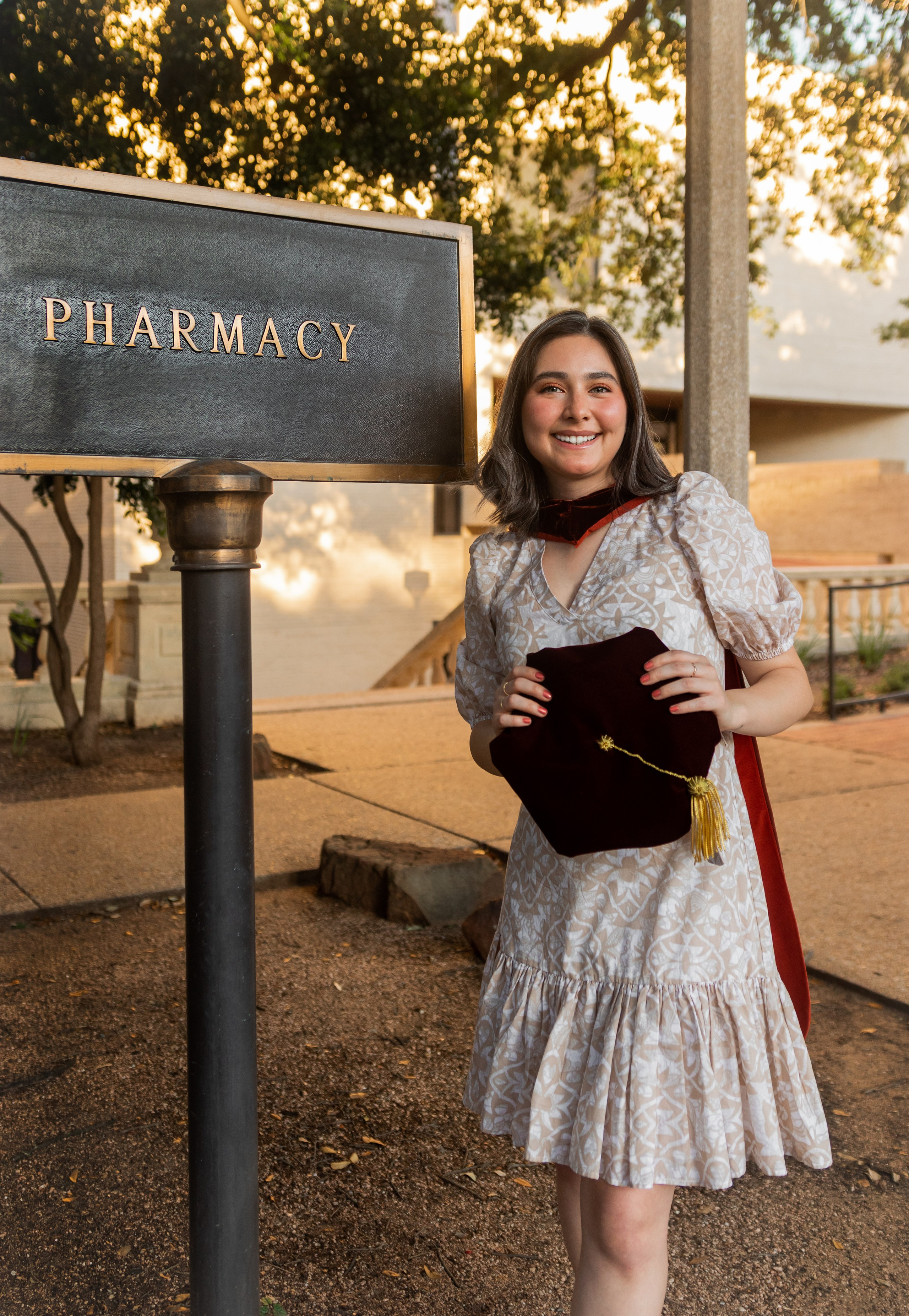 Paola’s graduation photoshoot at the University of Texas Austin