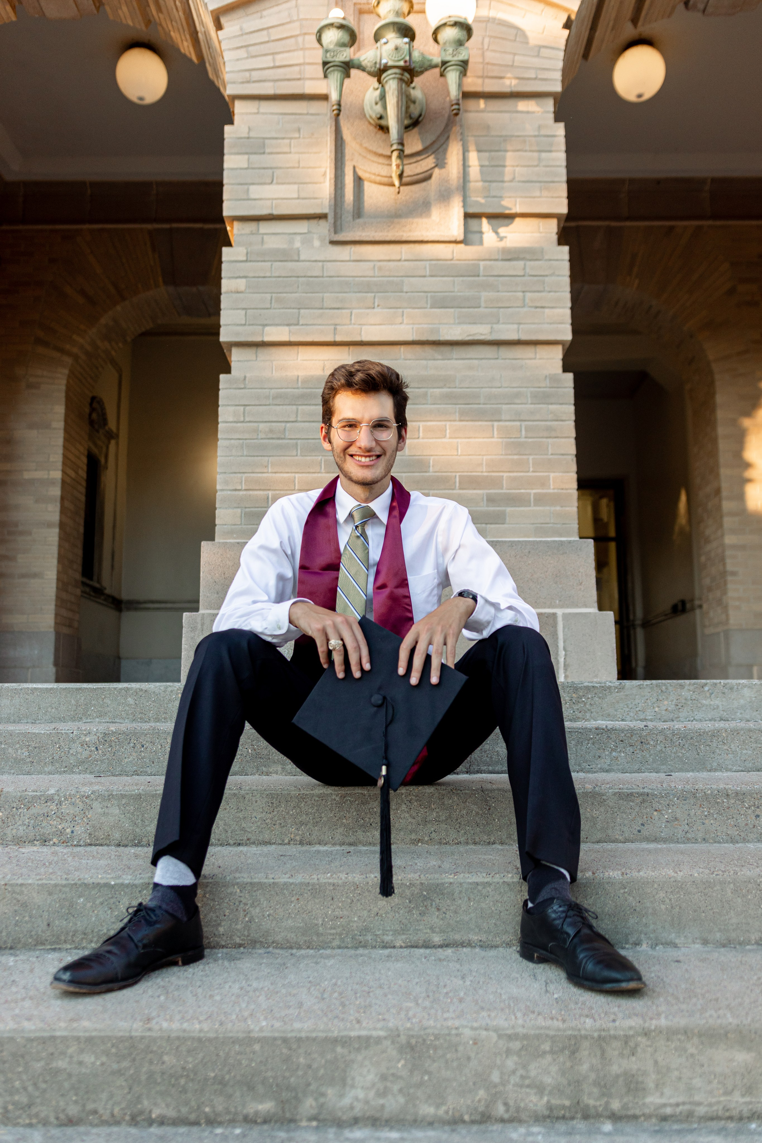 John-David's senior photoshoot at Texas A&M University