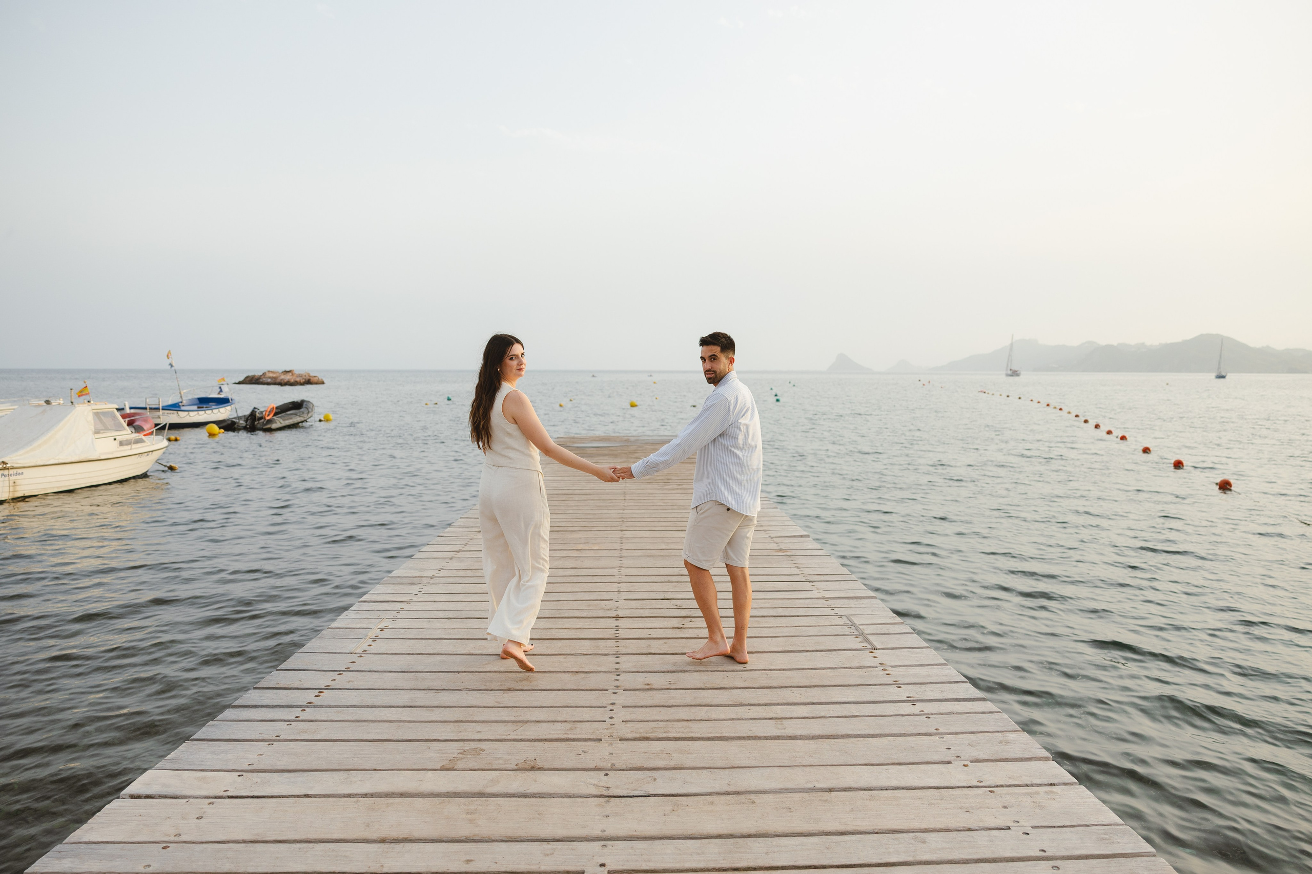 Preboda en la playa Murcia. Fotógrafo y Videógrafo de bodas y eventos