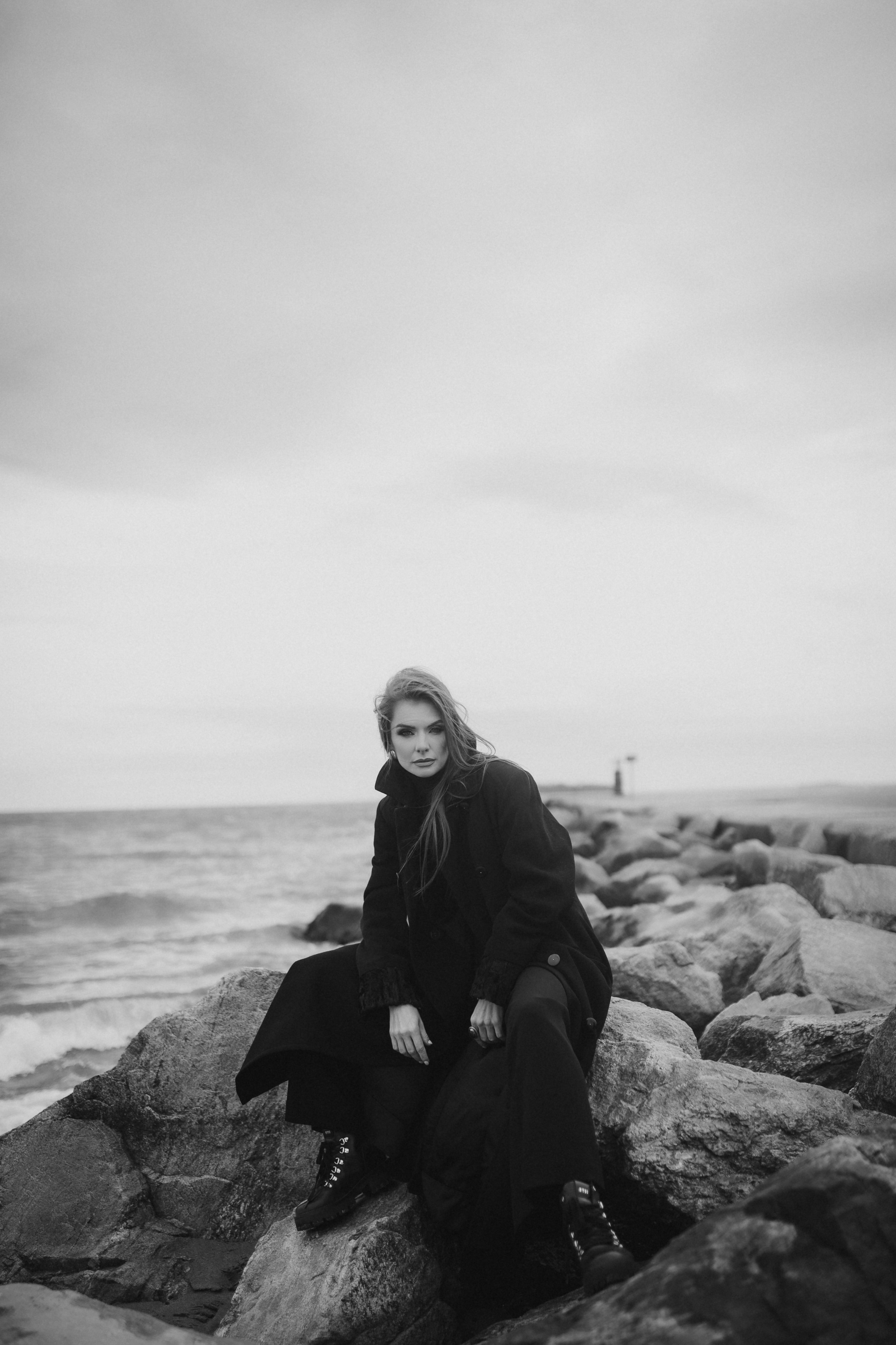Portrait.Woman.Ocean. Photographer NYC