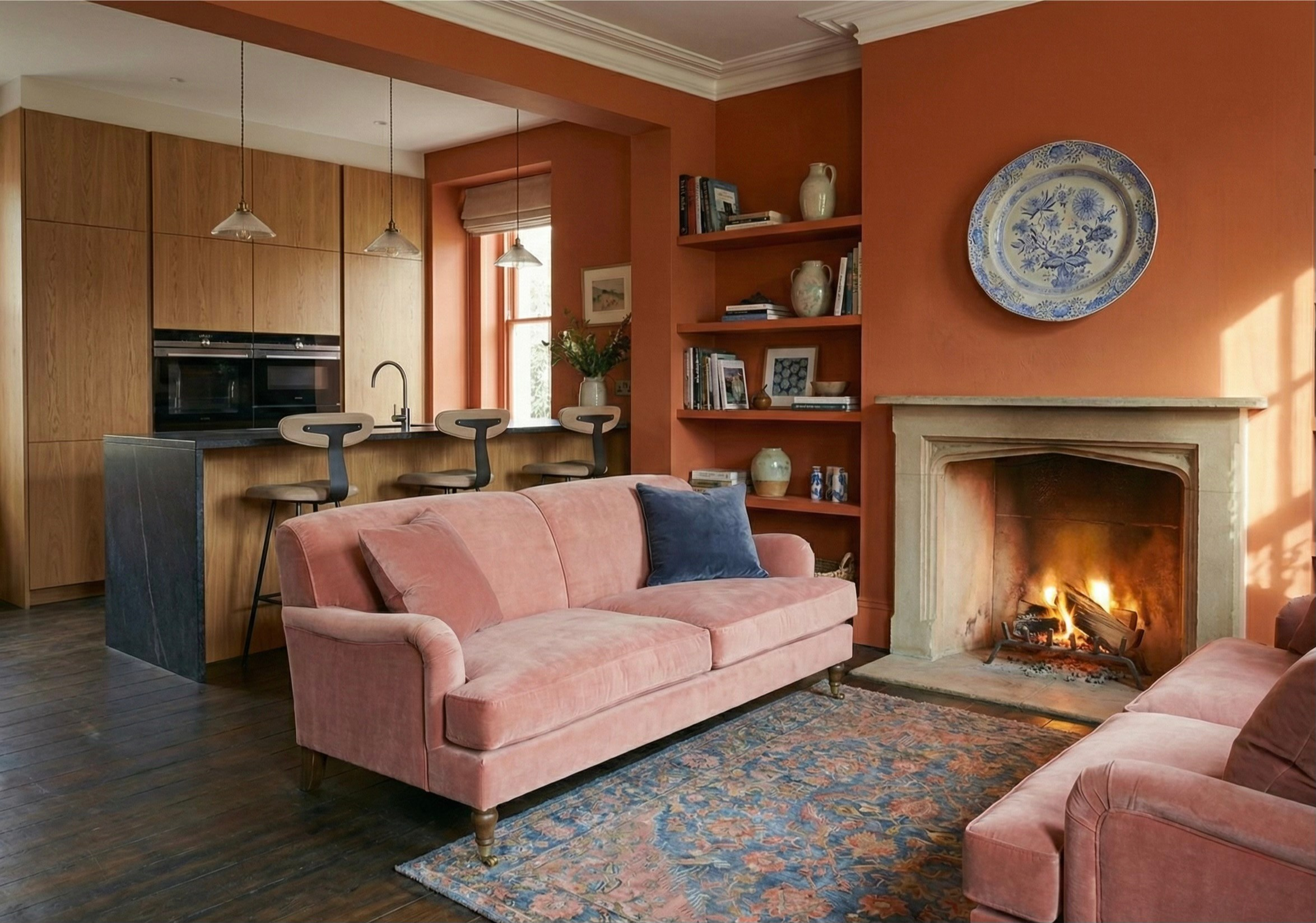 Vintage. Apartment for a couple. Valeria Riazantseva. Interior Designerin und Dekorateurin