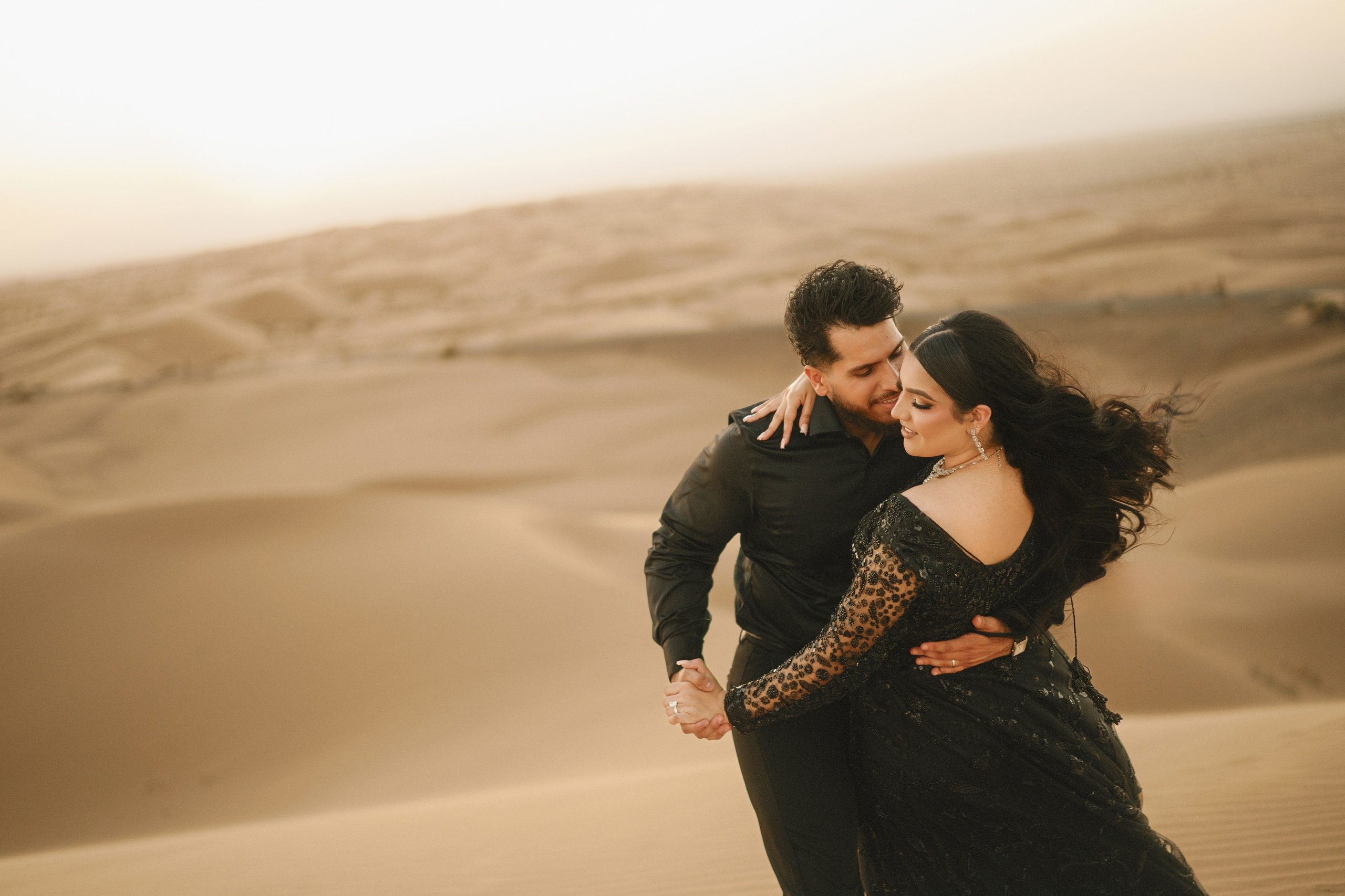 Elopement at Glamis Sand Dunes California. Wedding Photography & Videography Team in California, Los Angeles, San Francisco, San Diego and Travel