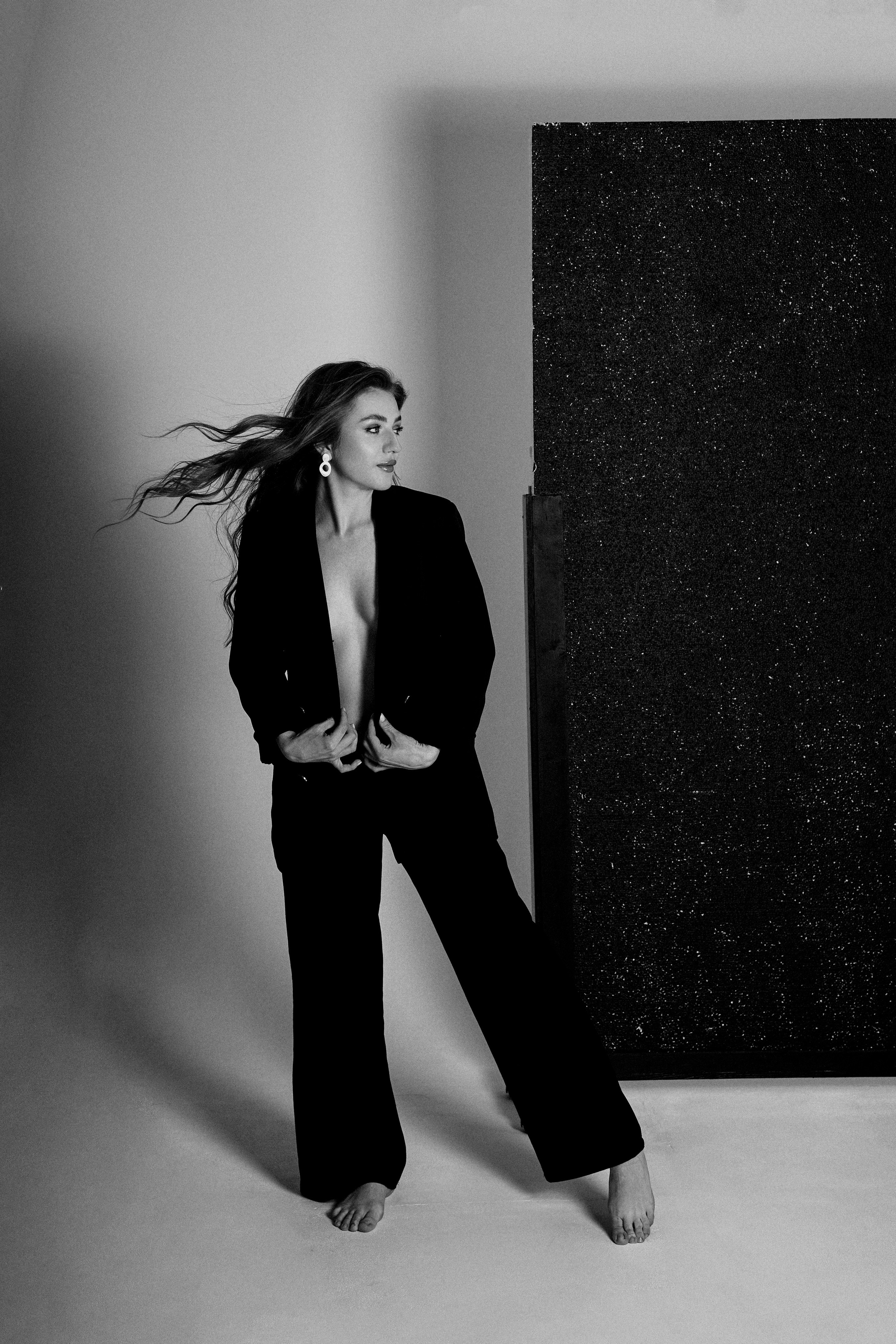Анна. Черно-белый портрет. Фотограф в Барселоне Жанна Захарченко