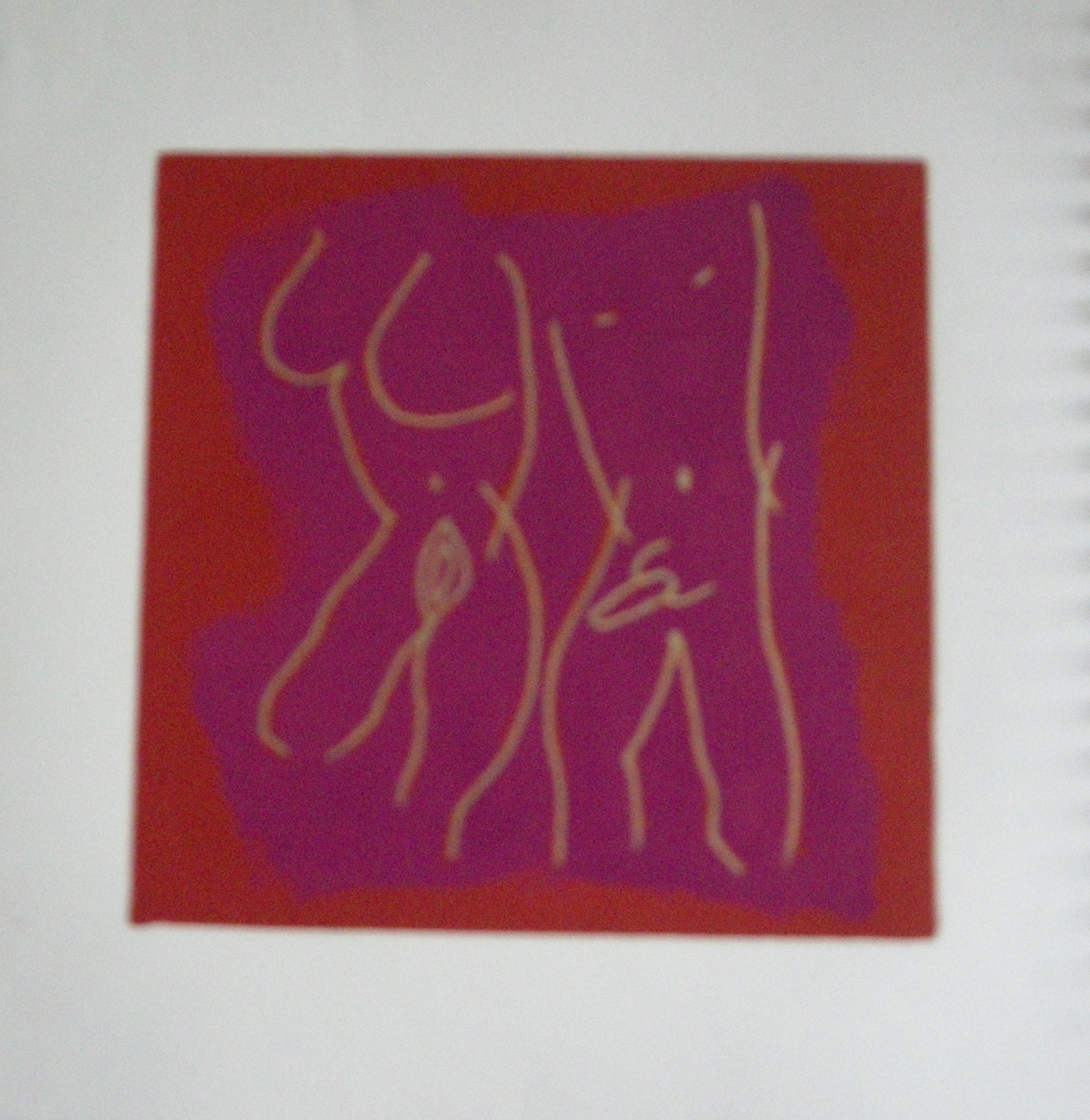 Akt 2025 - 20x20 auf Papier 30x30