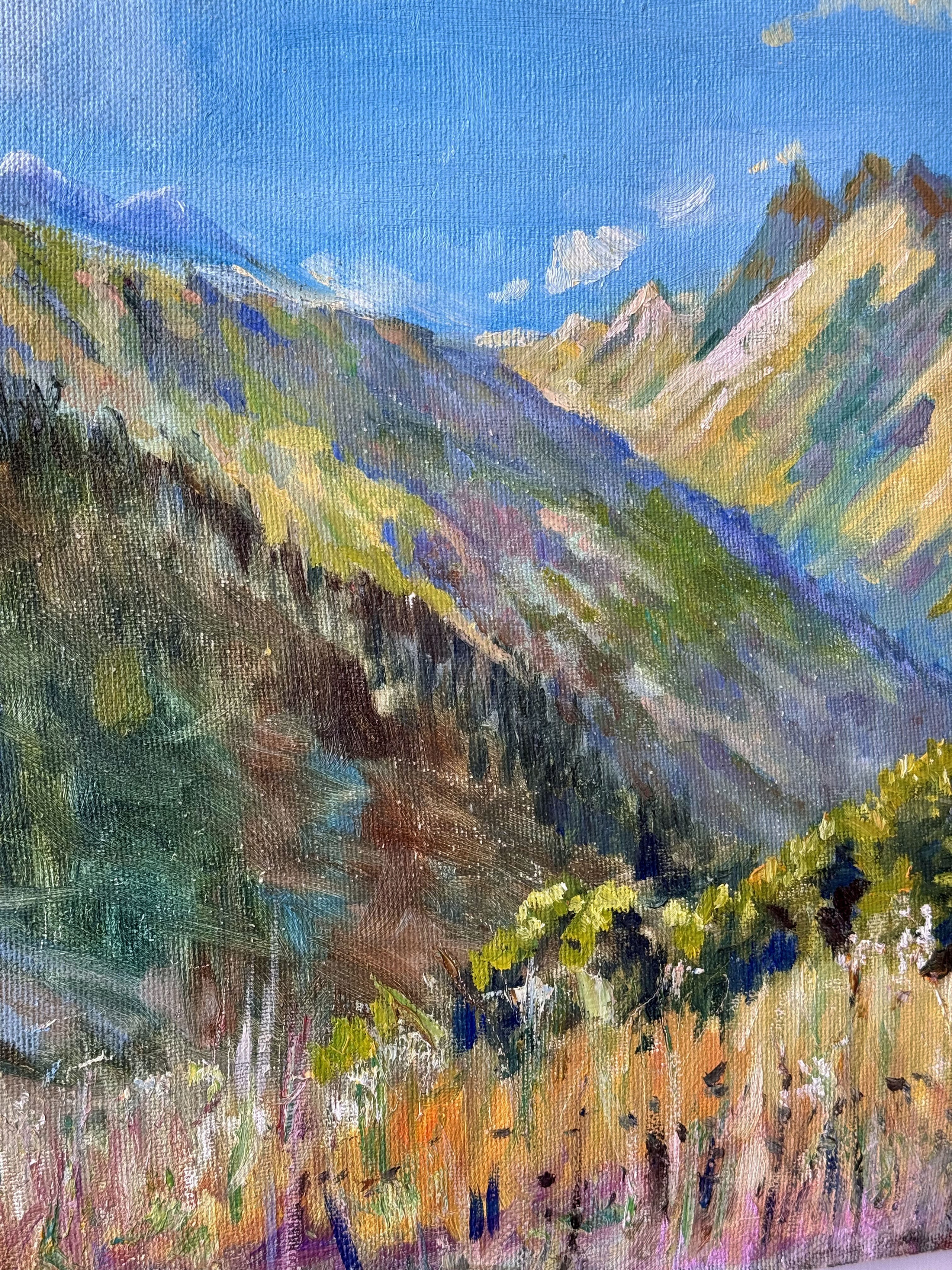 «Meadow on highlands». Художник живописец Савелова Ольга