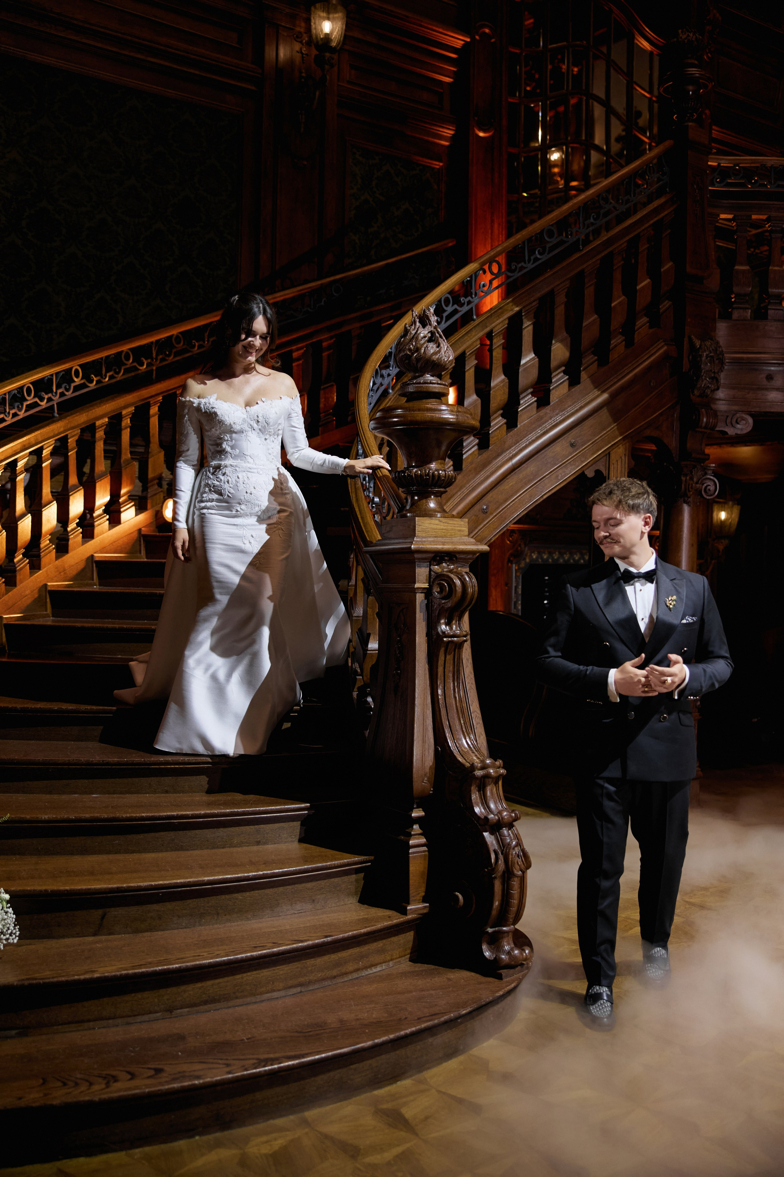 Wiktoria & Kacper. Pałac Goetz. Fotograf ślubny i rodzinny w Krakowie Yana Klymova
