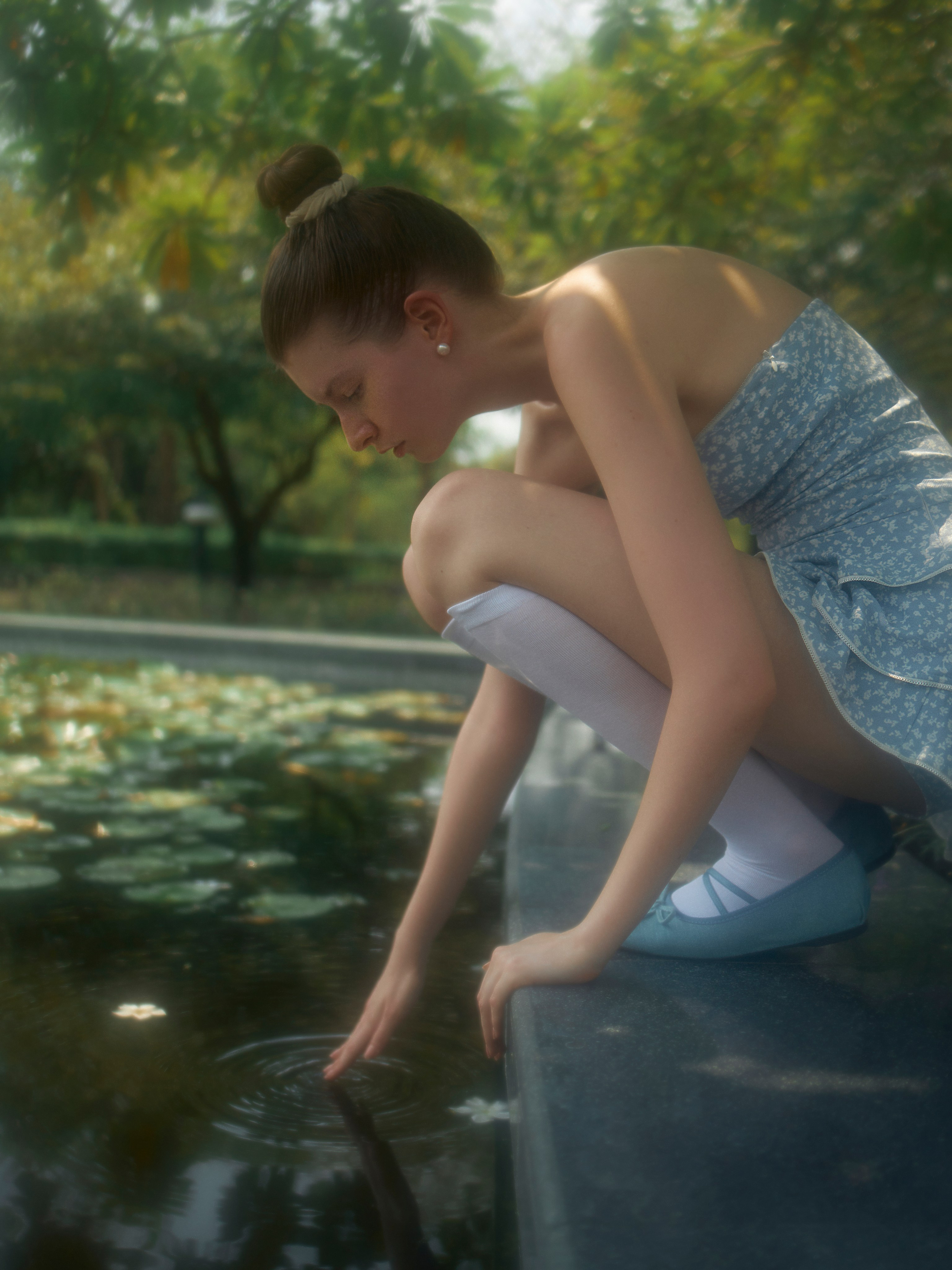 Test shoot in Chatuchak. Stylist