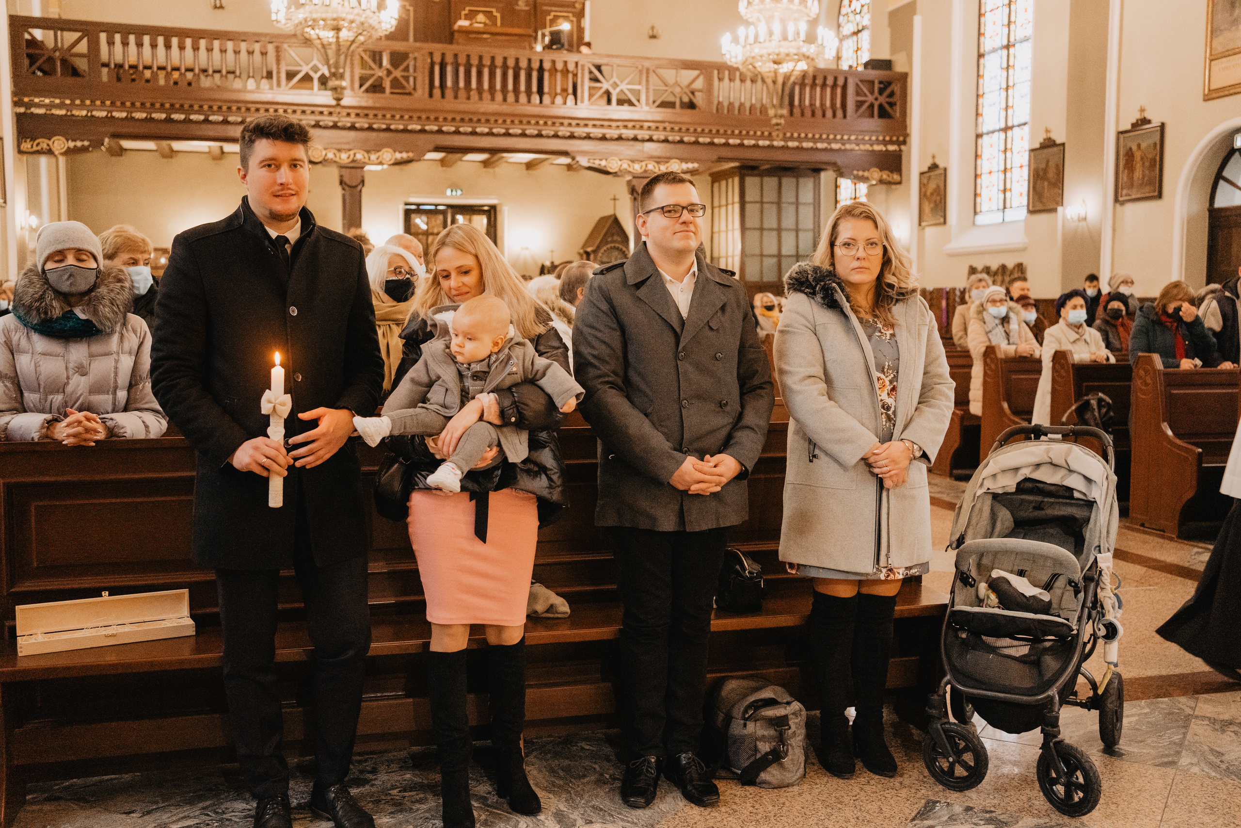 Wyjątkowy dzień dla Szymona - Chrzest święty w Łodzi. Fotograf Łódź - sesja ciążowa, noworodkowa, dziecięca. Studio w Łodzi