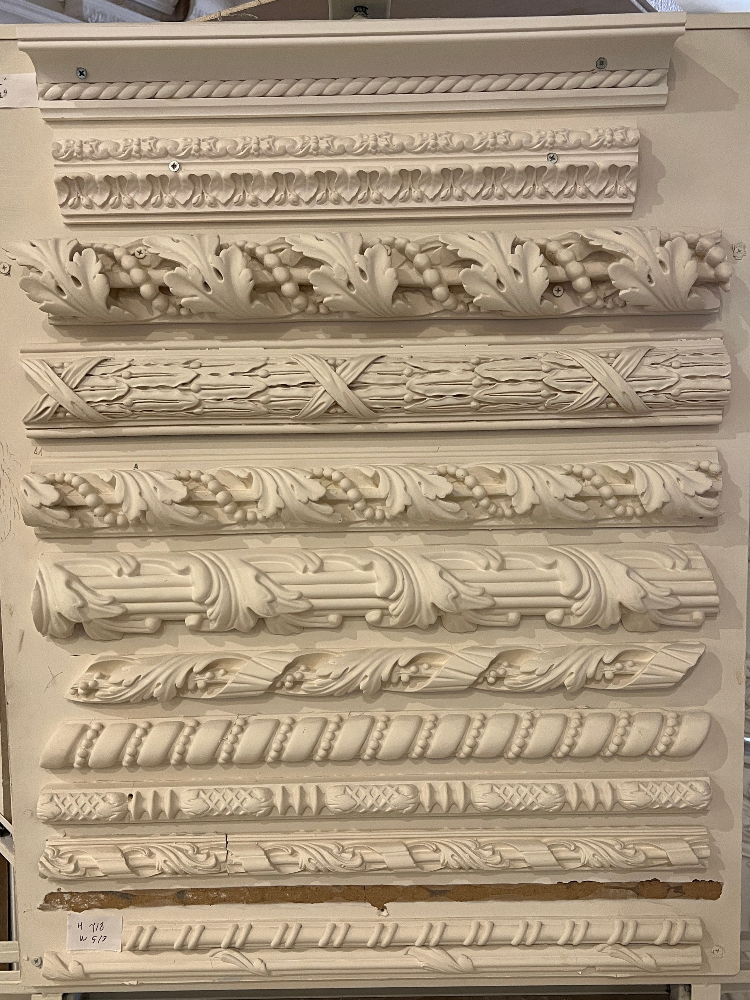 Panel Moldings. Plaster molding