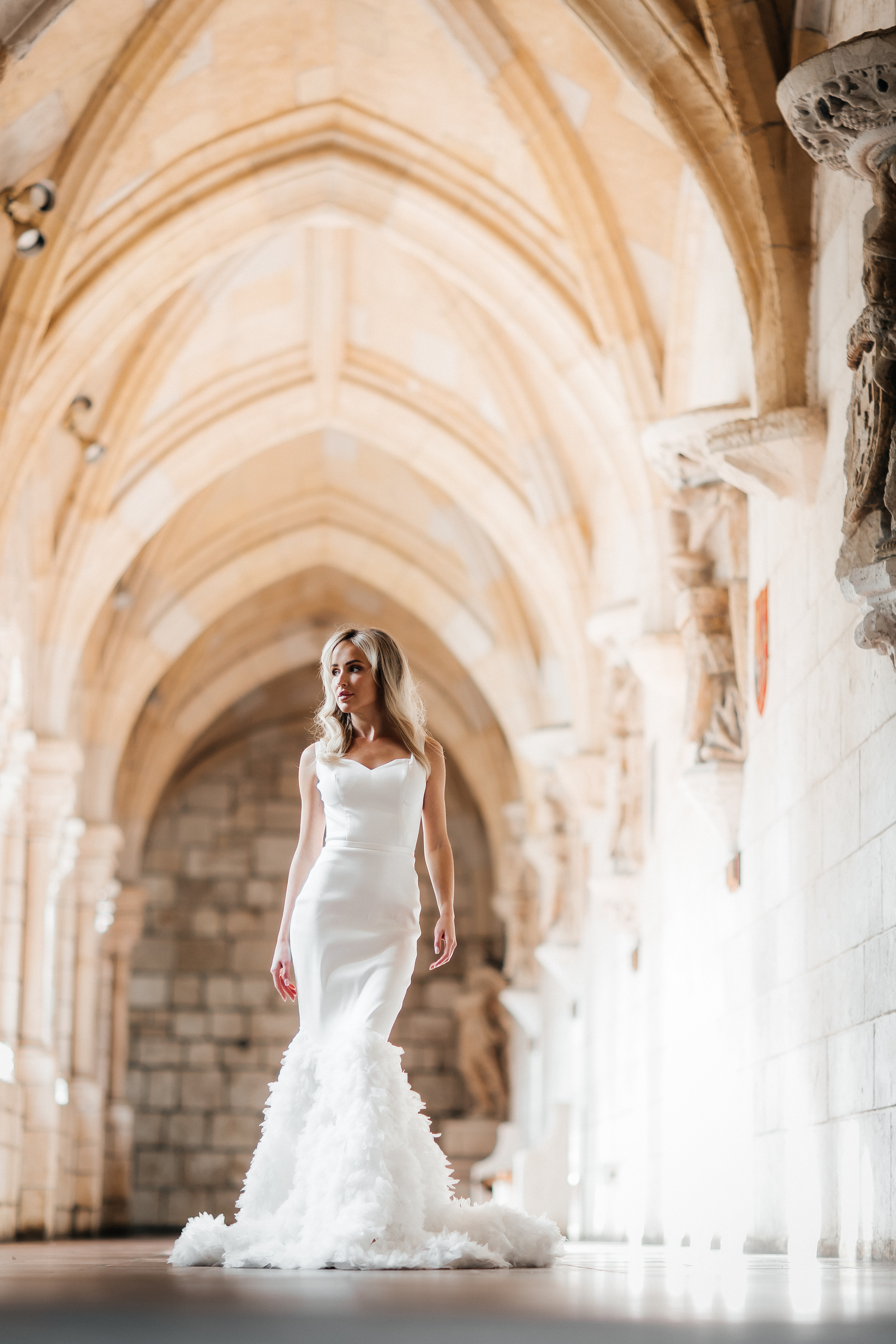 Cute Wedding at Spanish Monastery in Miami. Luxury Wedding Photography and Cinematography