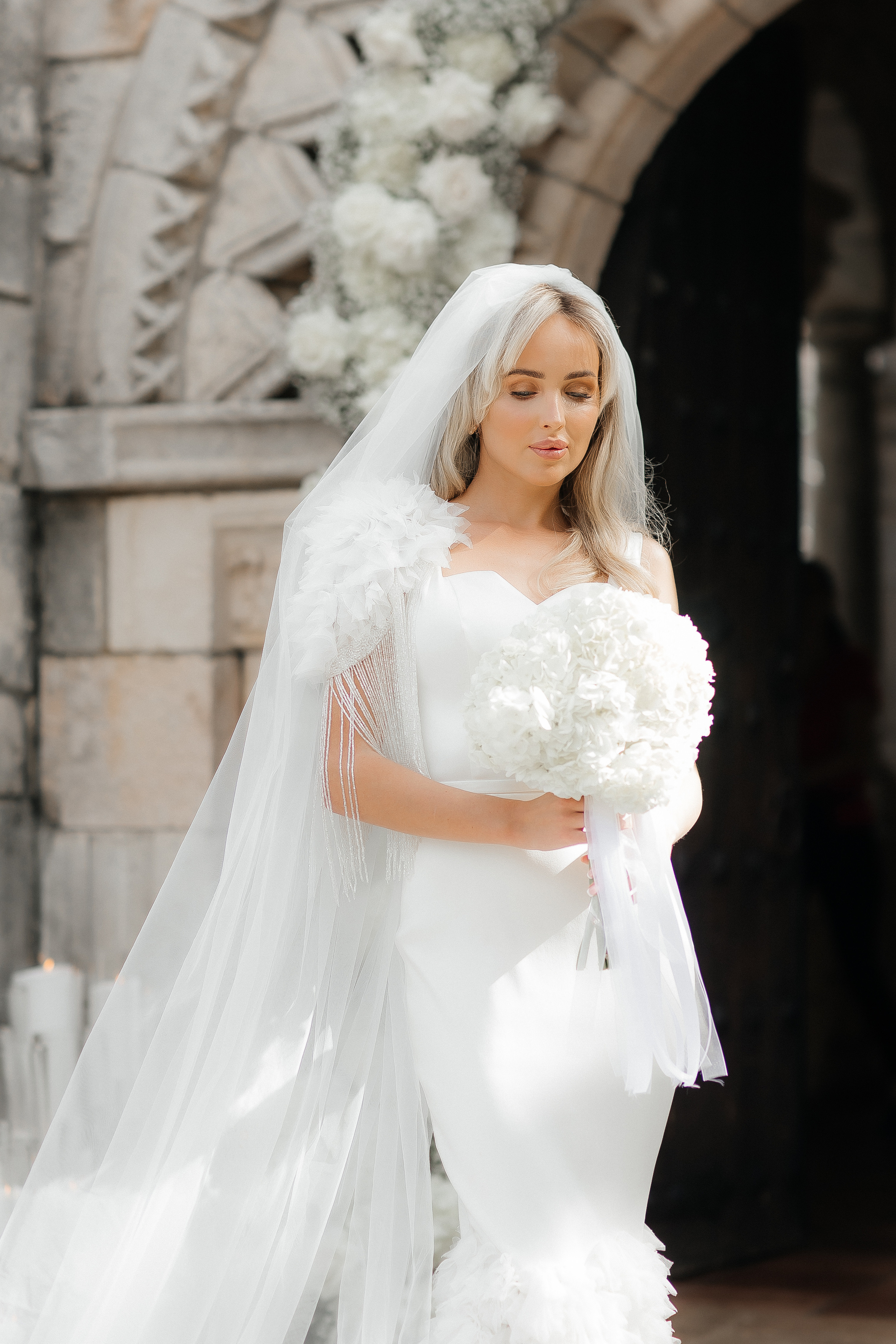 Cute Wedding at Spanish Monastery in Miami. Luxury Wedding Photography and Cinematography