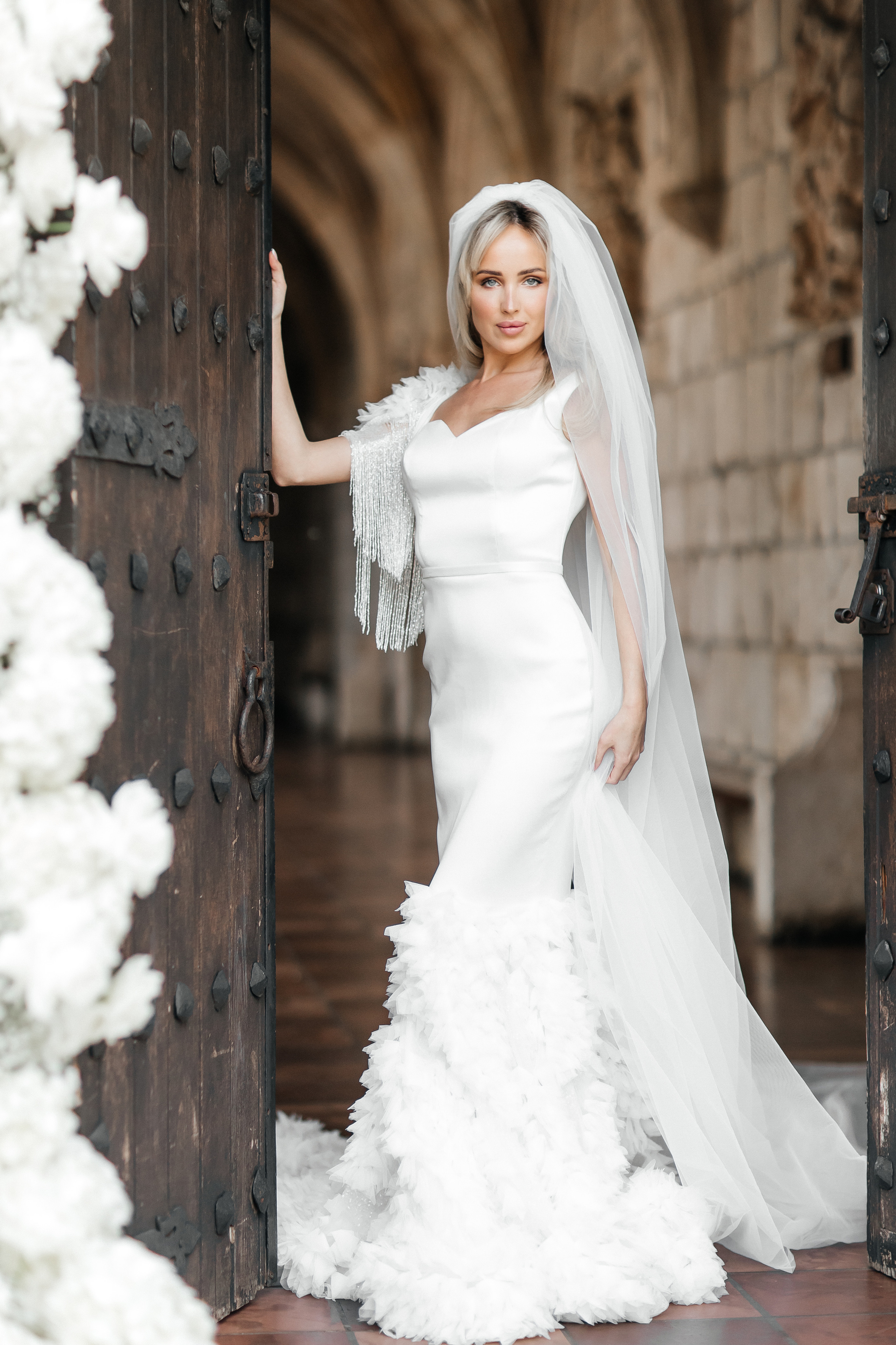 Cute Wedding at Spanish Monastery in Miami. Luxury Wedding Photography and Cinematography