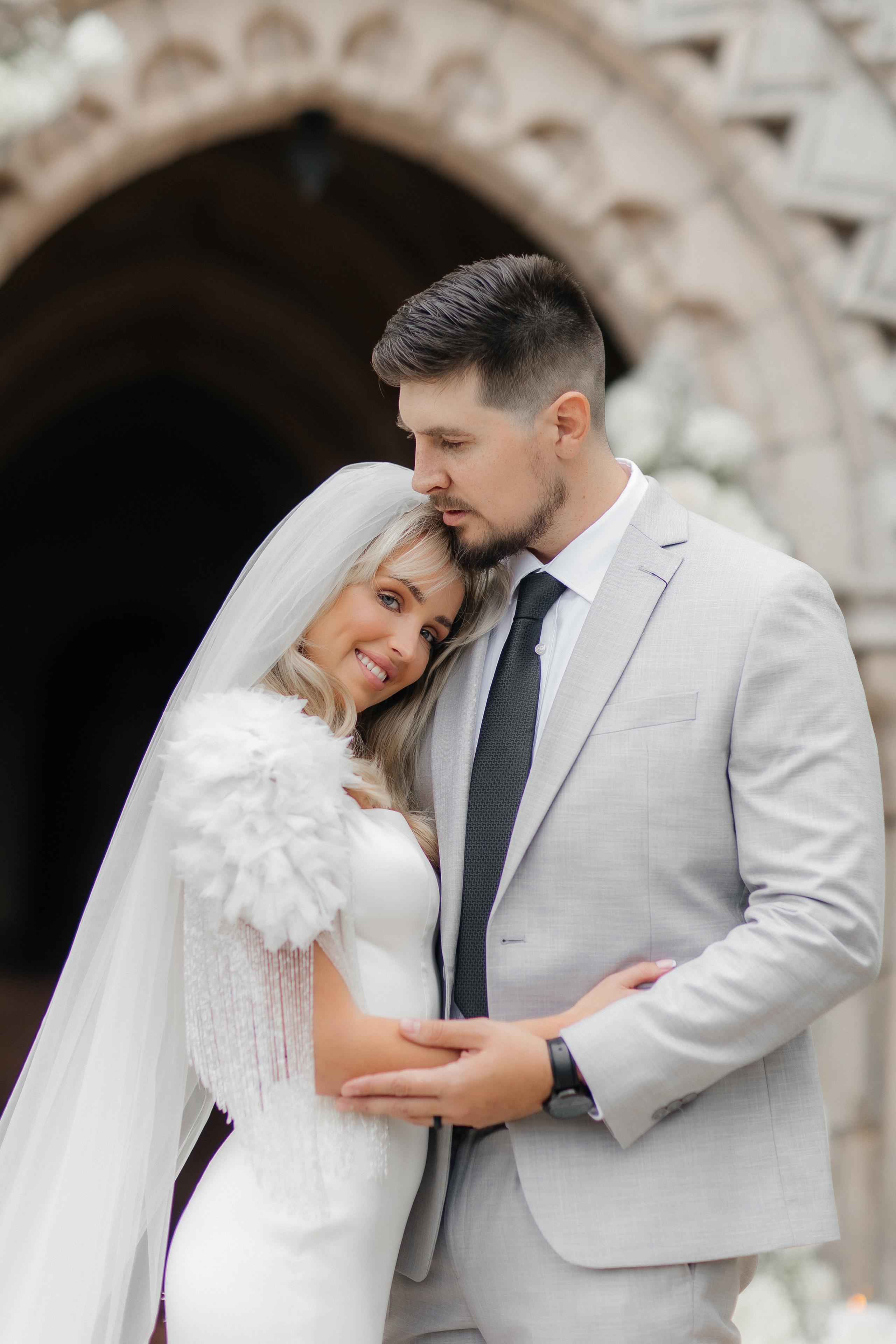 Cute Wedding at Spanish Monastery in Miami. Luxury Wedding Photography and Cinematography