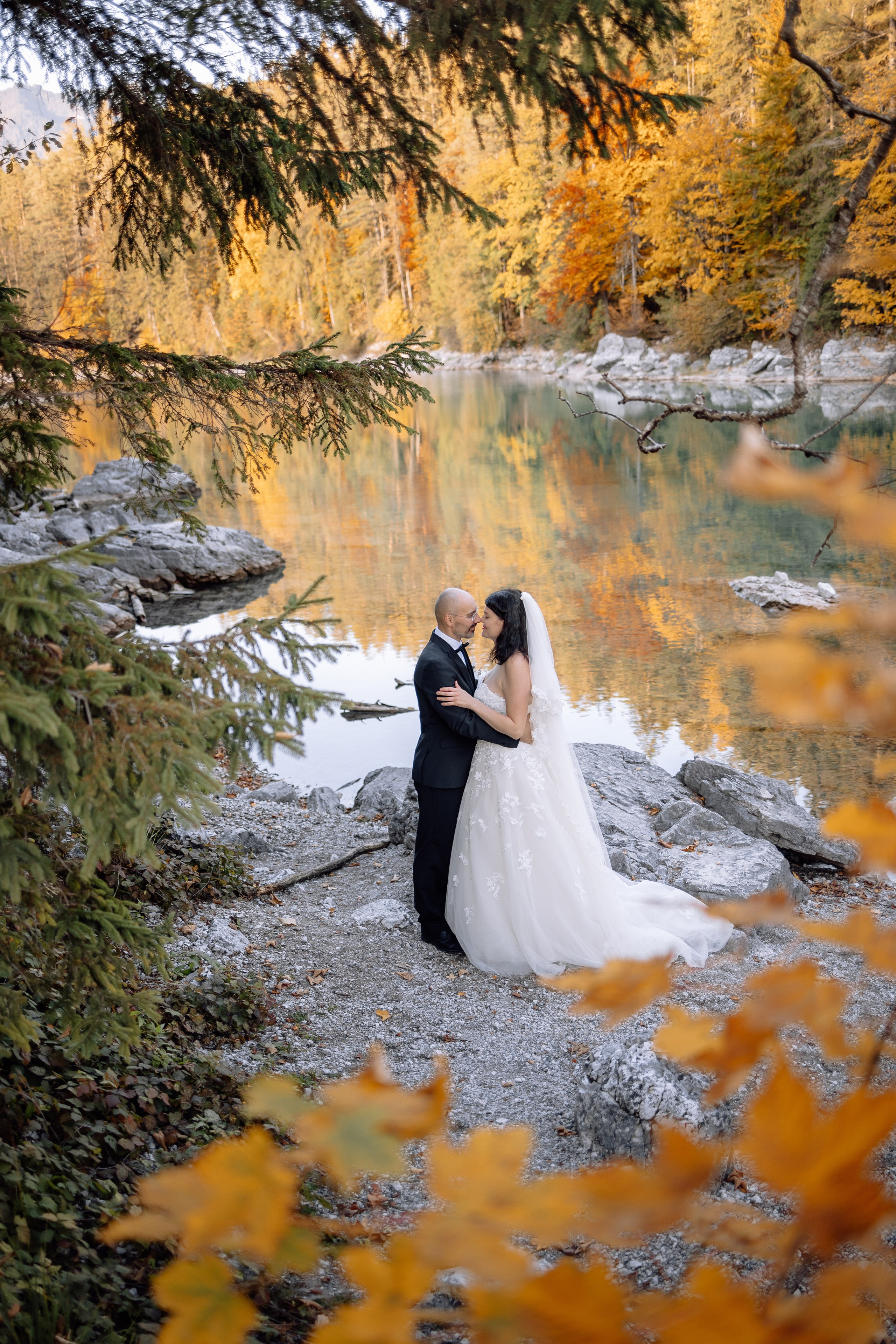 Eibsee. Hochzeitsfotograf München Taufe Familienfotograf Tanja Mauke