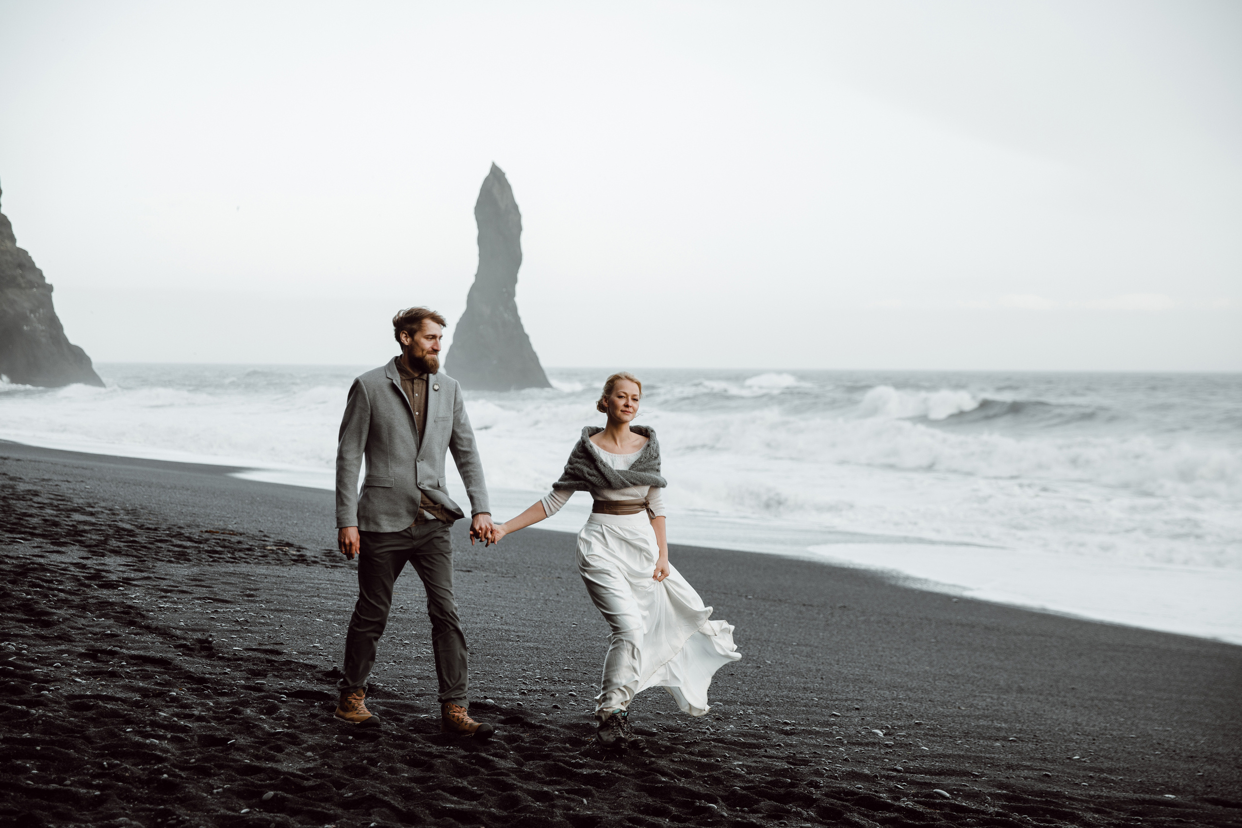 Wedding for two in Iceland | Iceland elopement photographer. Iceland elopement photographer & videographer