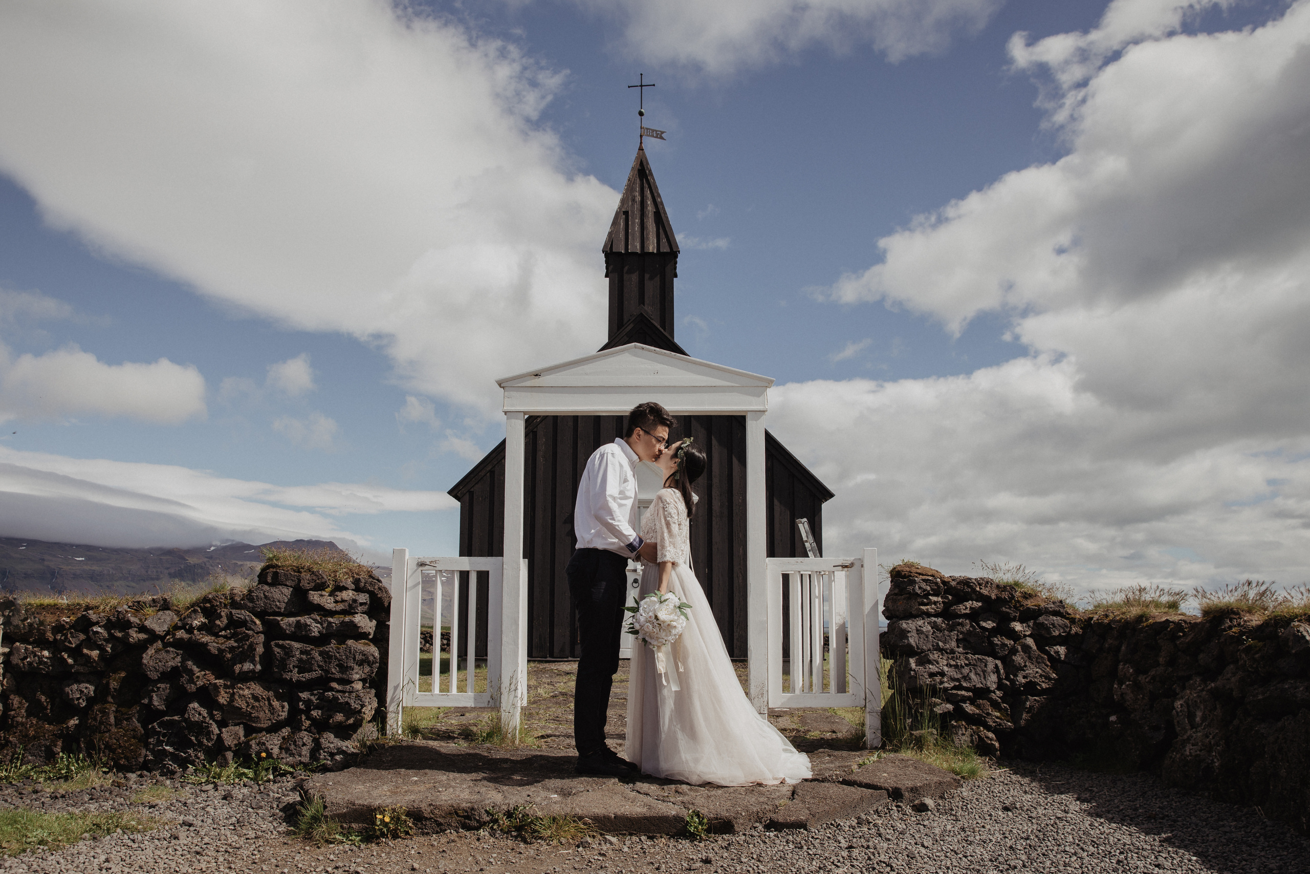 Family photoshoot at Snaefellsnes peninsula Iceland. Iceland elopement photographer & videographer