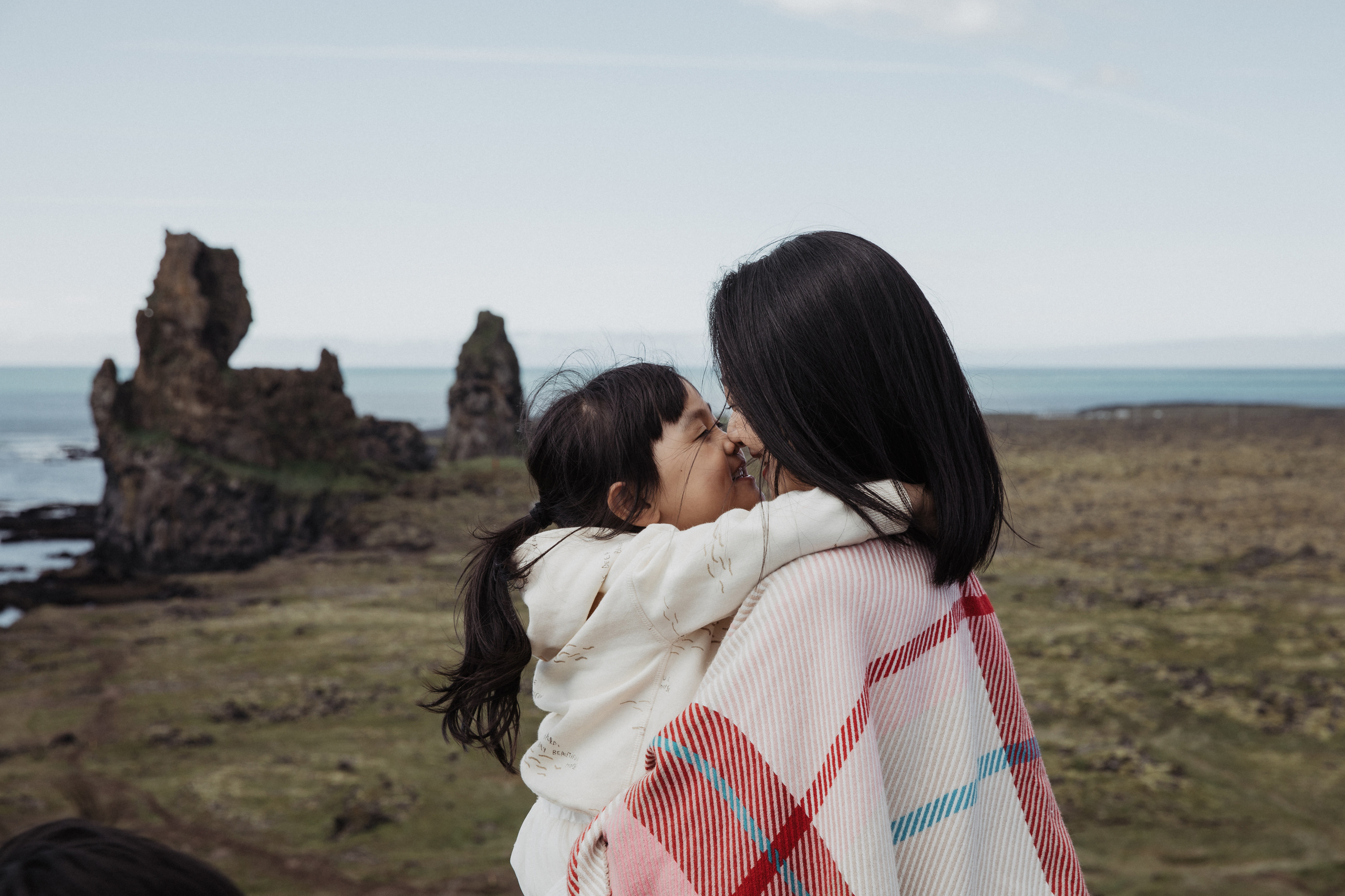 Family photoshoot at Snaefellsnes peninsula Iceland. Iceland elopement photographer & videographer