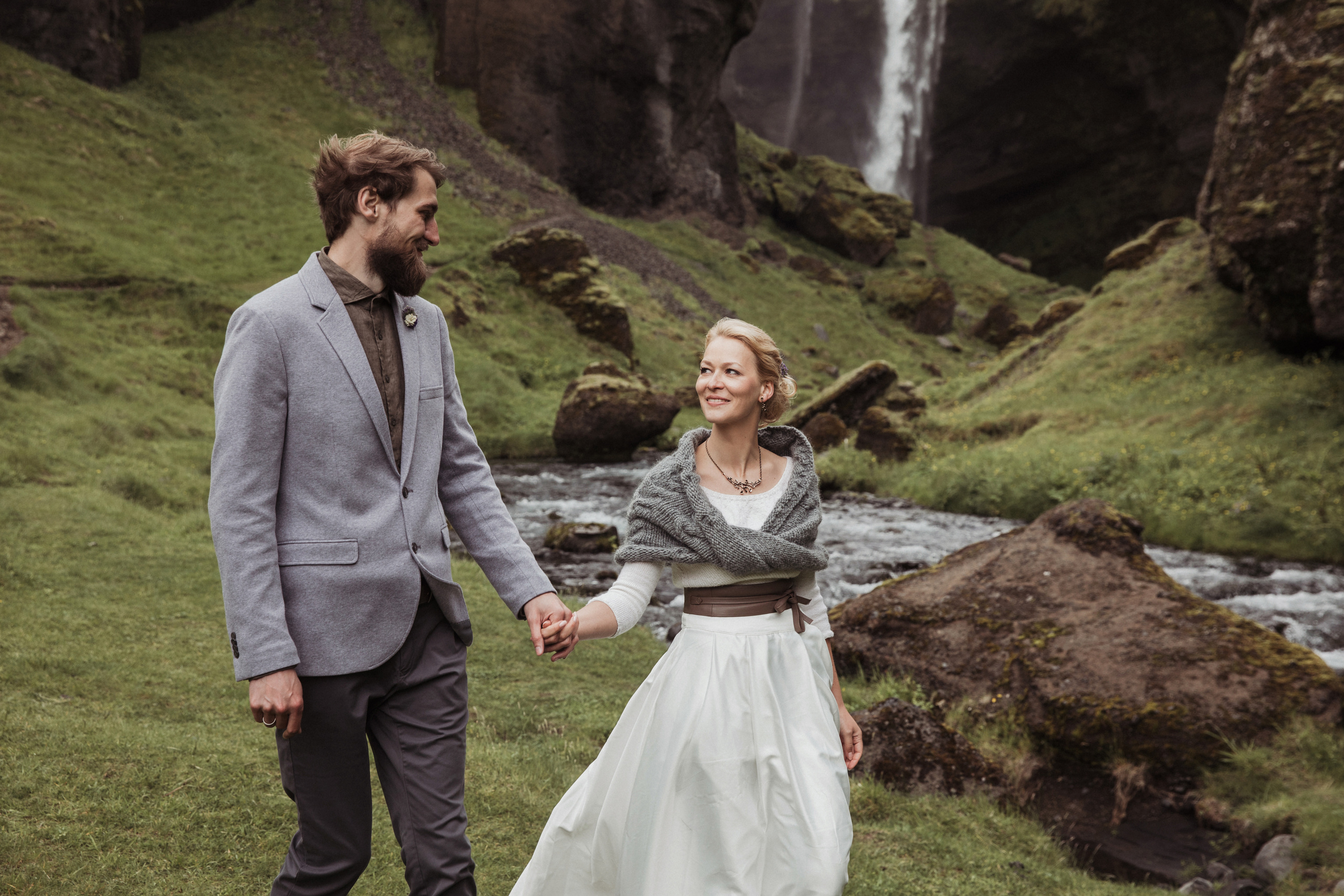 Wedding for two in Iceland | Iceland elopement photographer. Iceland elopement photographer & videographer