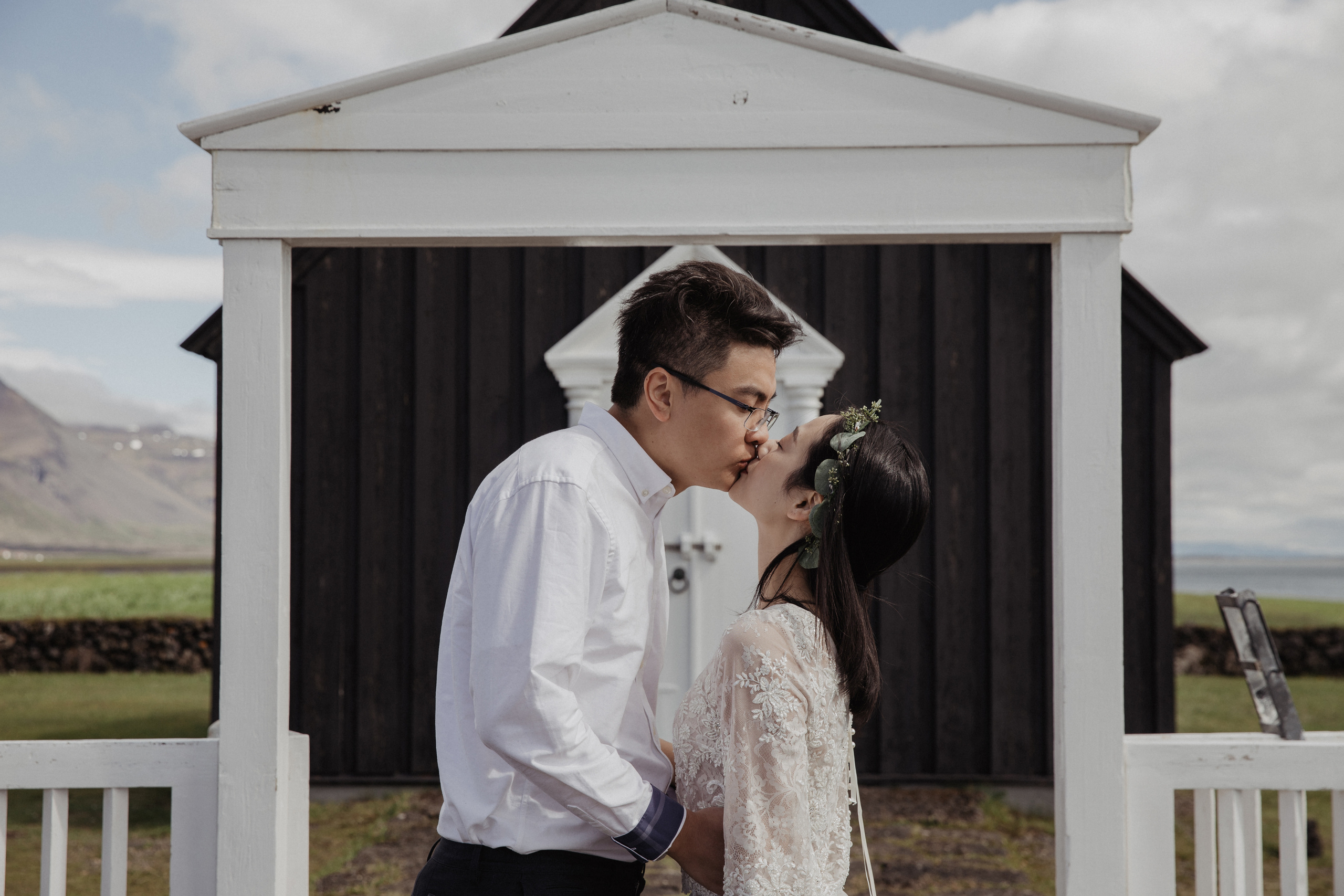 Family photoshoot at Snaefellsnes peninsula Iceland. Iceland elopement photographer & videographer