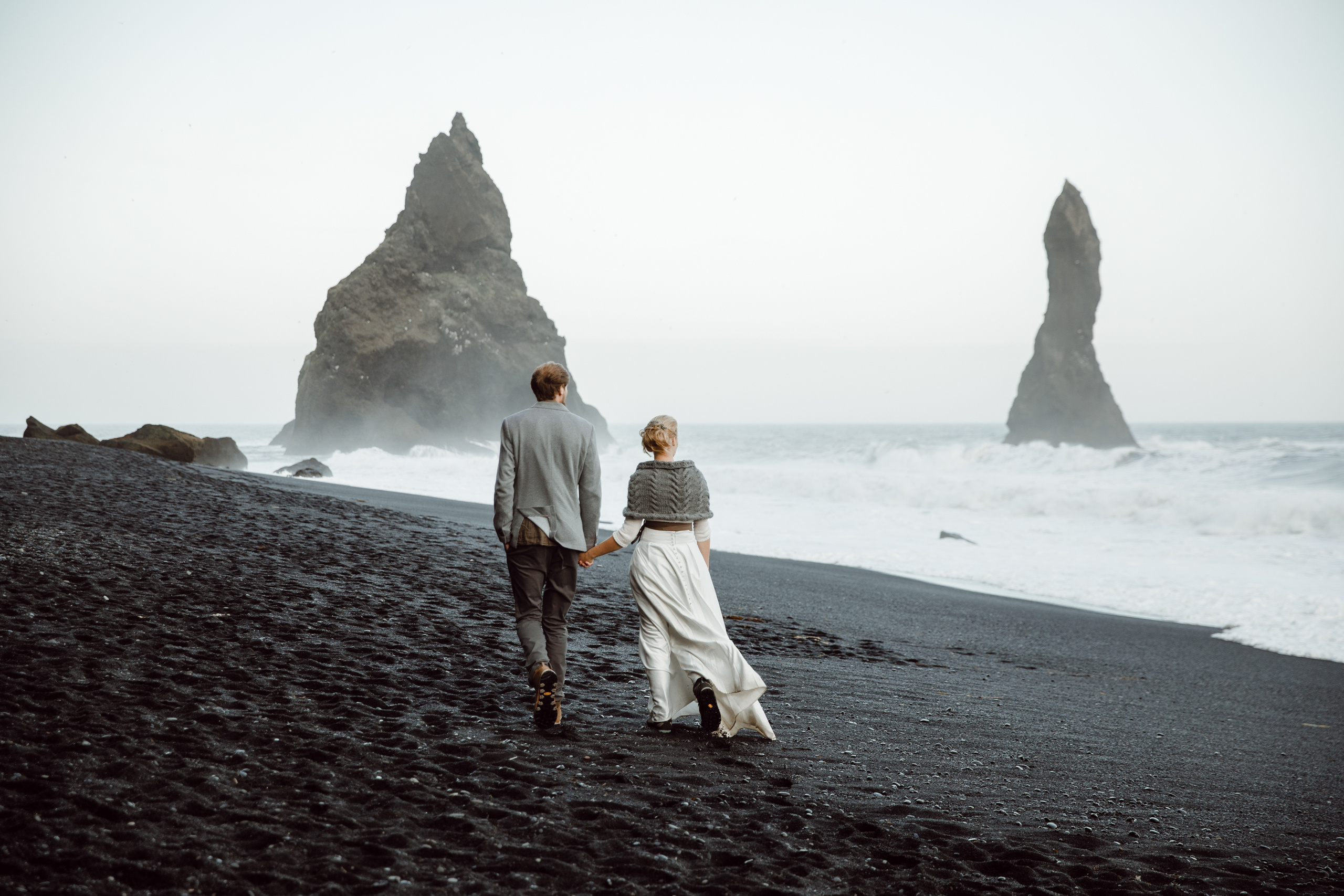 Wedding for two in Iceland | Iceland elopement photographer. Iceland elopement photographer & videographer