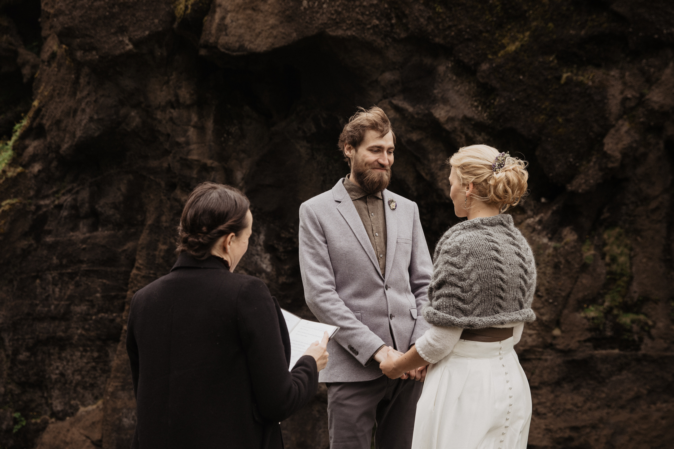 Wedding for two in Iceland | Iceland elopement photographer. Iceland elopement photographer & videographer