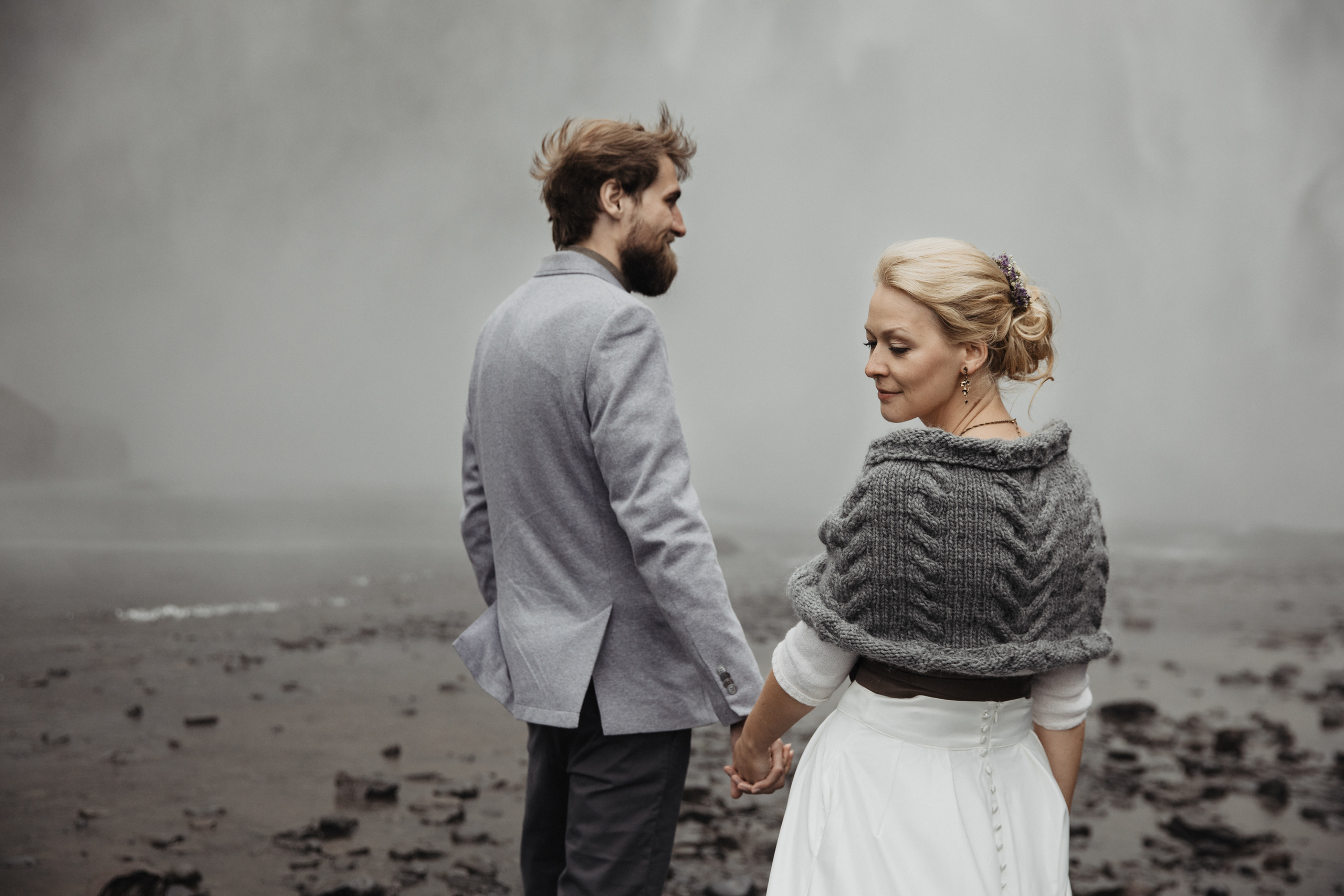 Wedding for two in Iceland | Iceland elopement photographer. Iceland elopement photographer & videographer
