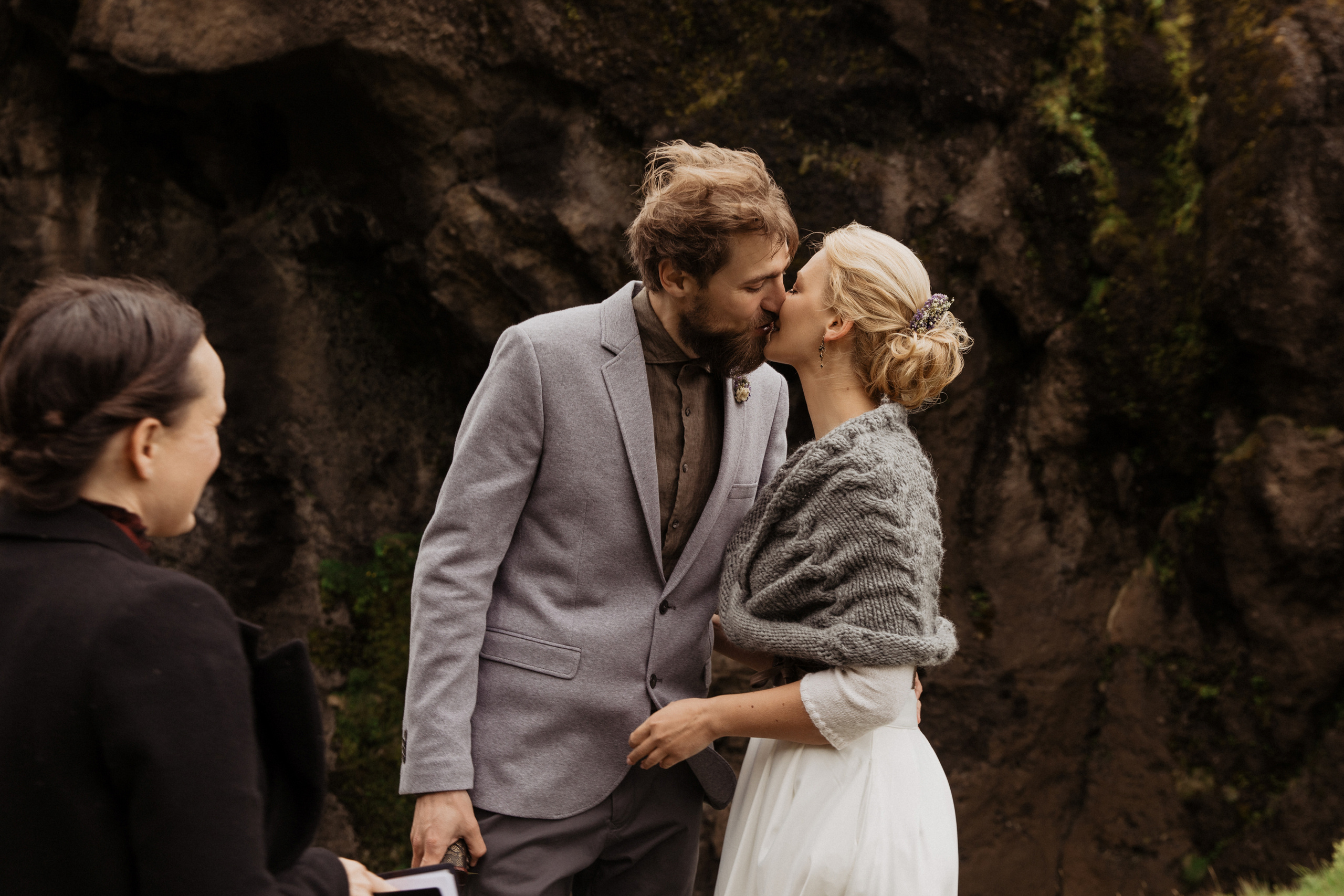 Wedding for two in Iceland | Iceland elopement photographer. Iceland elopement photographer & videographer