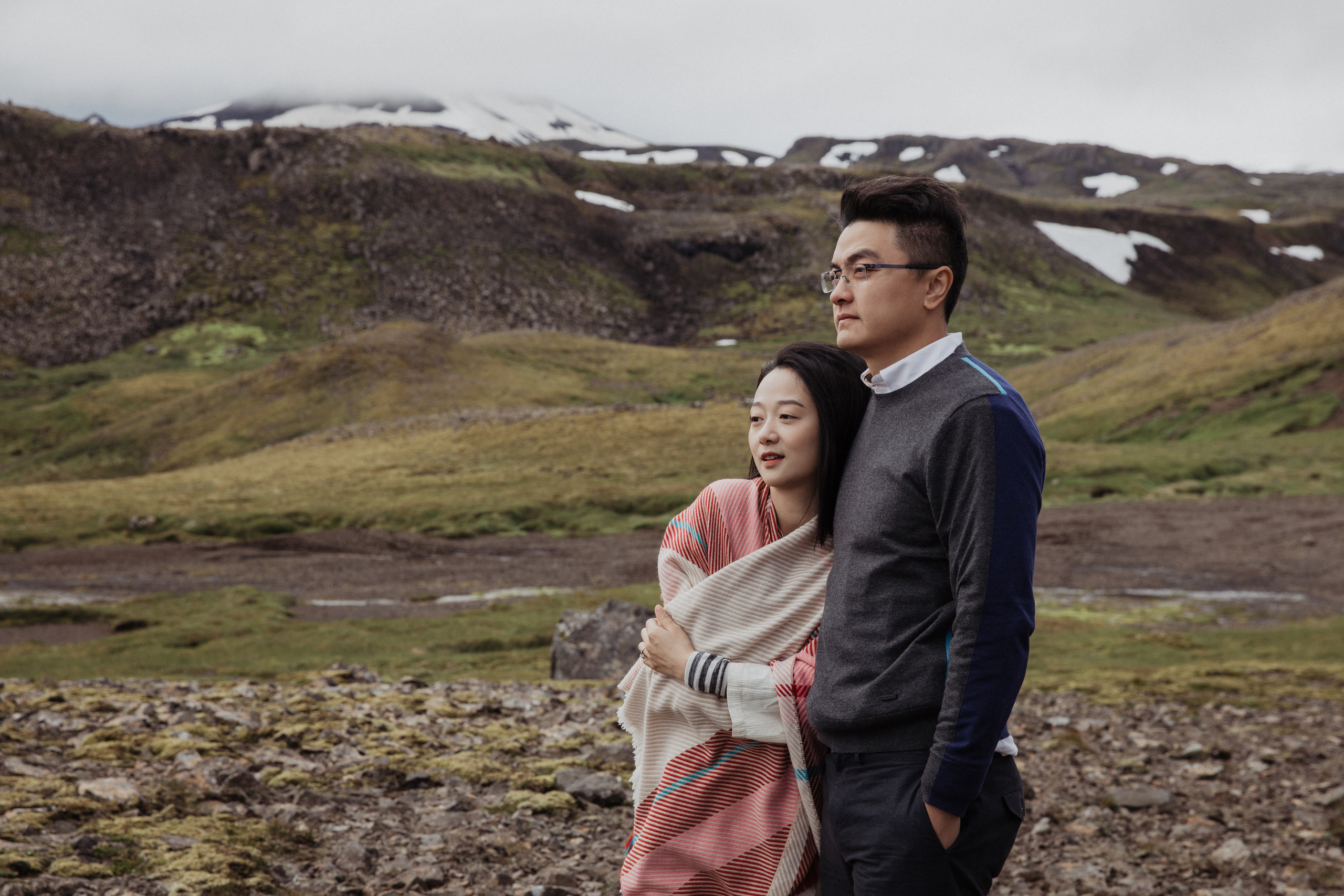 Family photoshoot at Snaefellsnes peninsula Iceland. Iceland elopement photographer & videographer