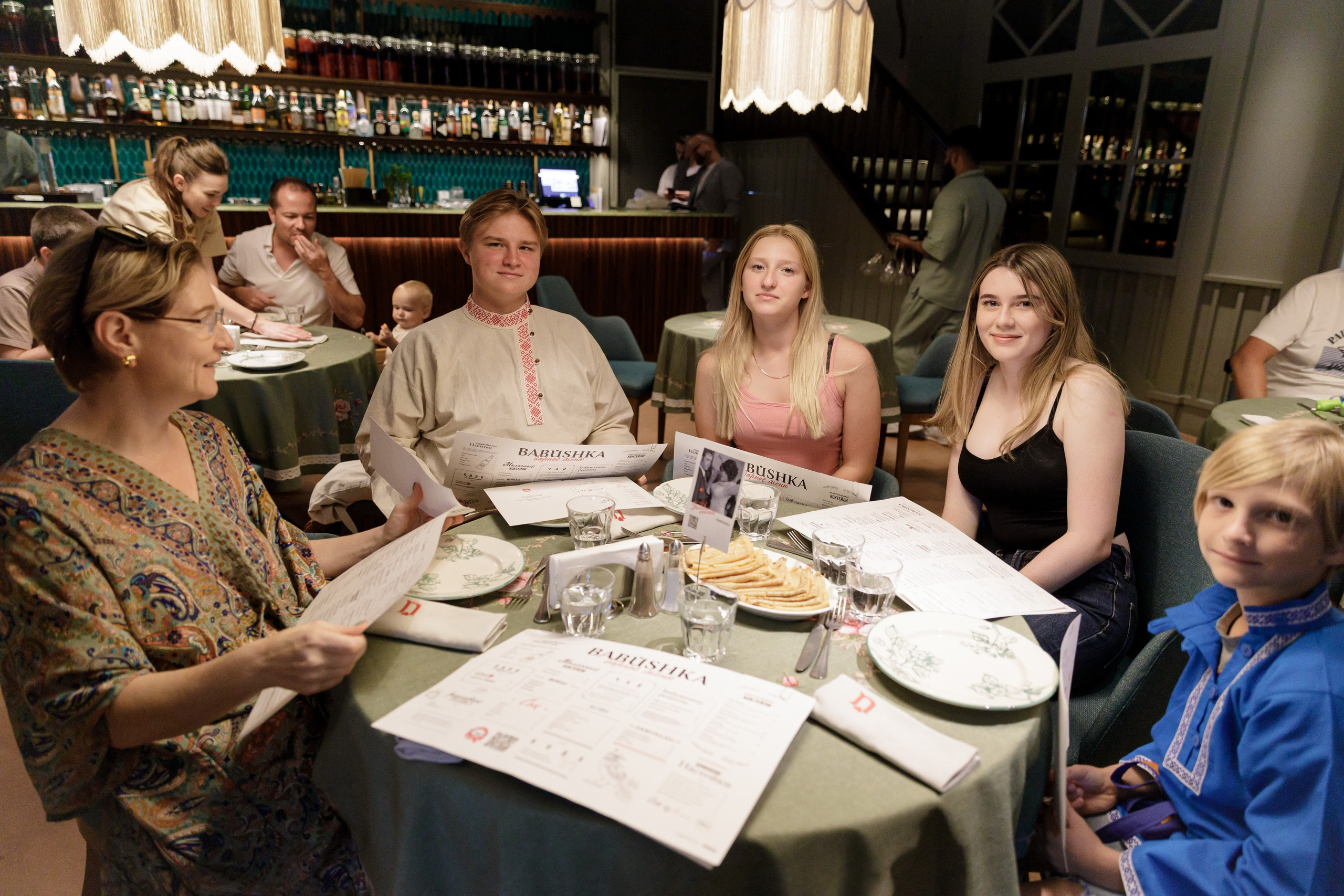 Maslenitsa at Babushka Restaurant, Dubai 2024. Photographer Anna Curly | Weddings and Events in Dubai