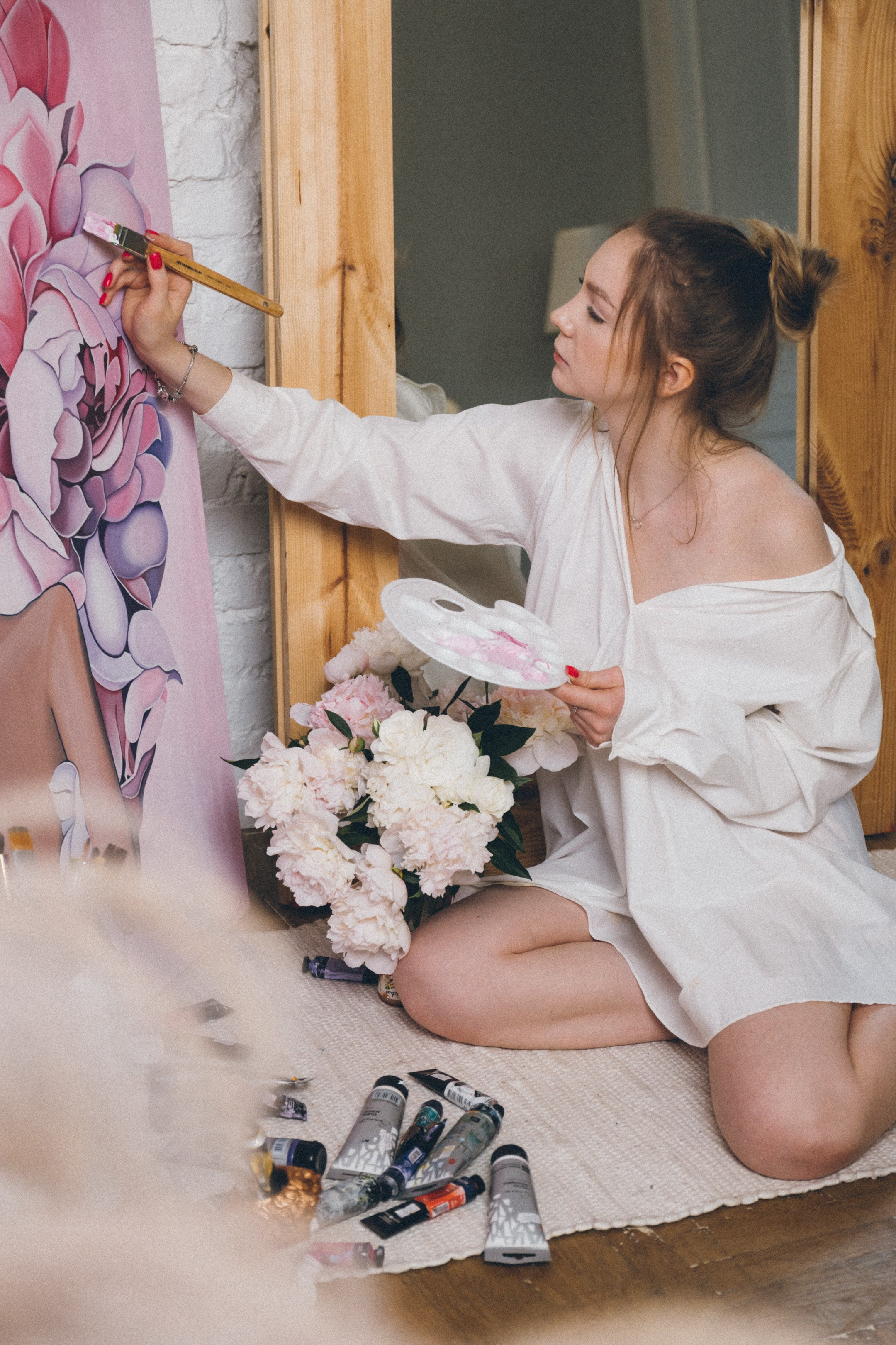 Алеся-фотосессия для художника. Фотограф Анна Кучерявая | Свадьбы и мероприятия в Дубае