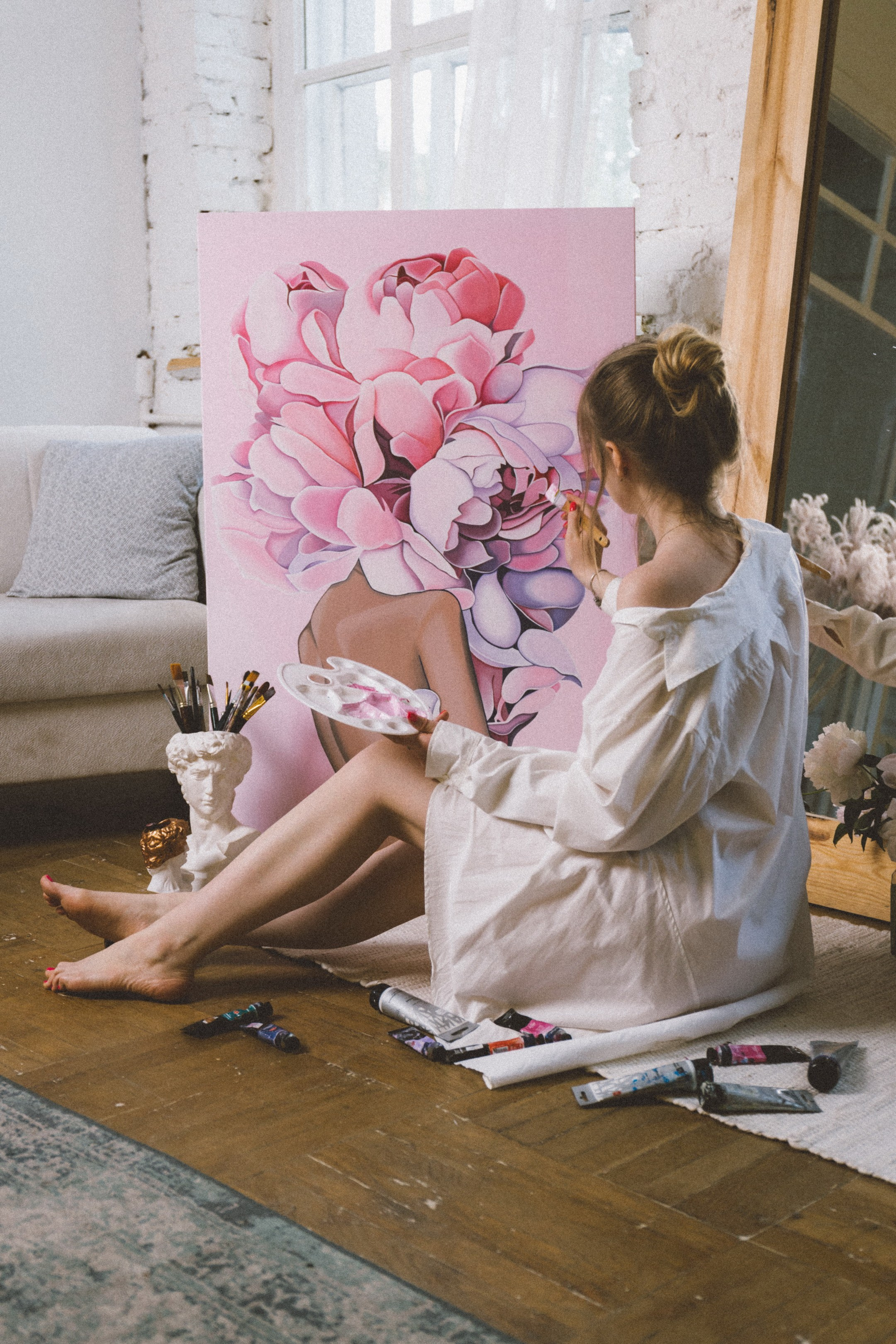 Алеся-фотосессия для художника. Фотограф Анна Кучерявая | Свадьбы и мероприятия в Дубае