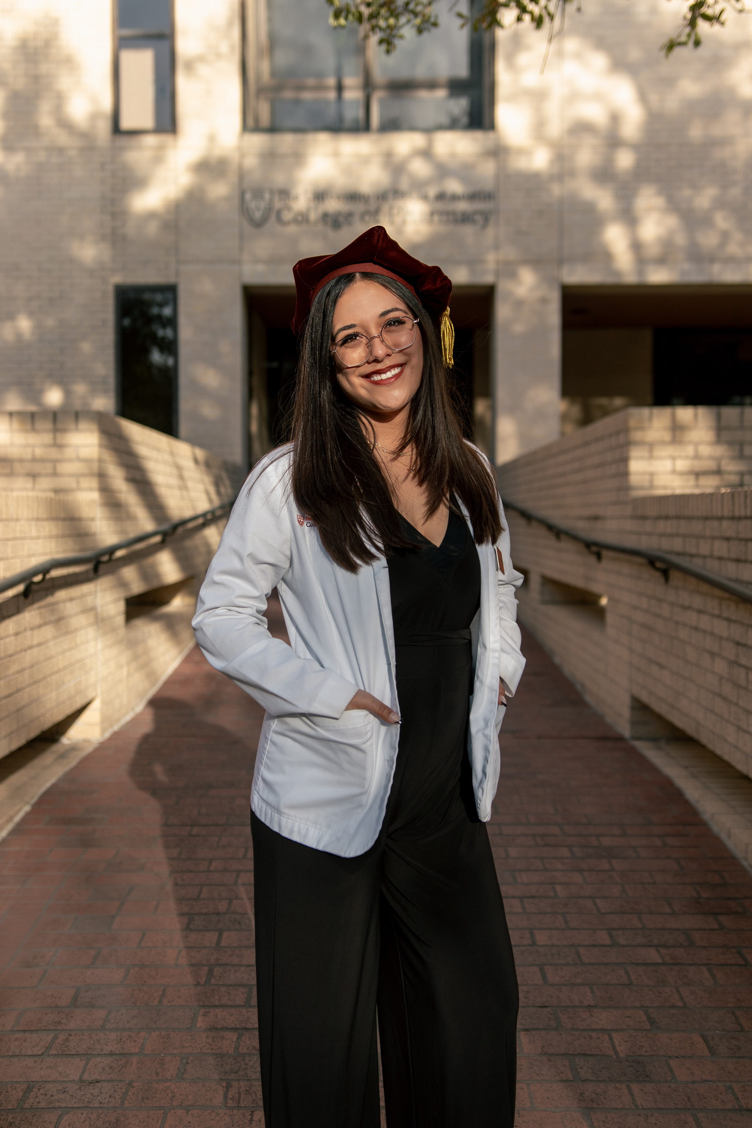 Alexiss' graduation photoshoot at the University of Texas Austin