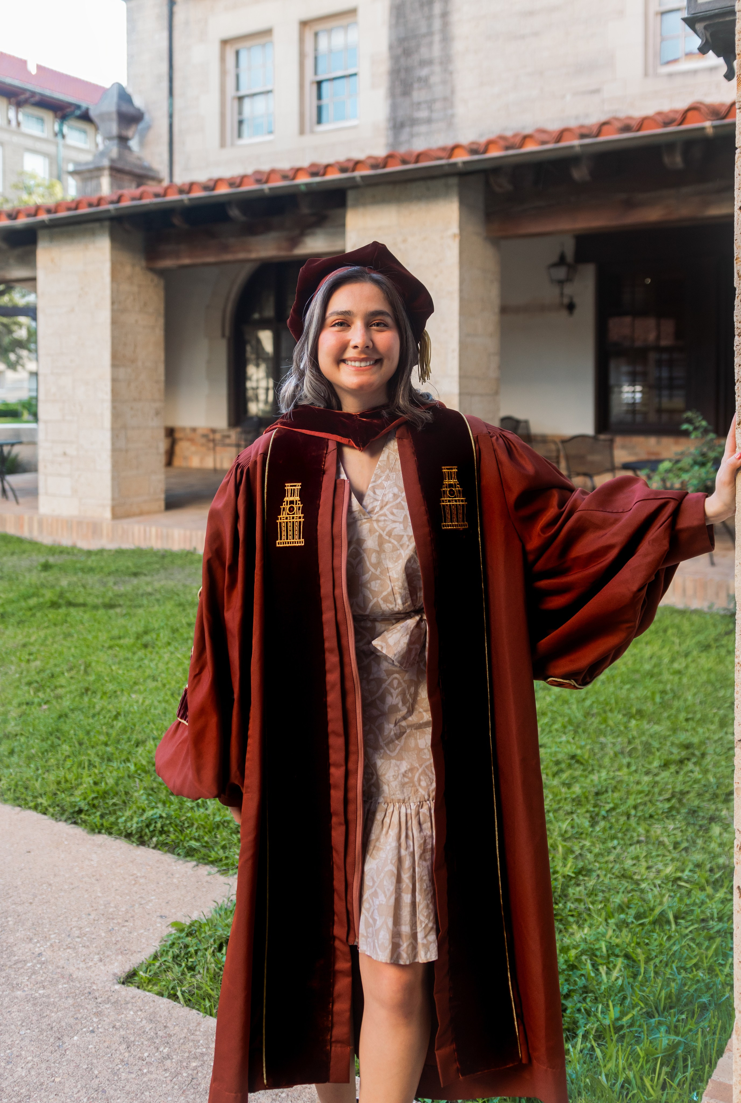 Paola’s graduation photoshoot at the University of Texas Austin