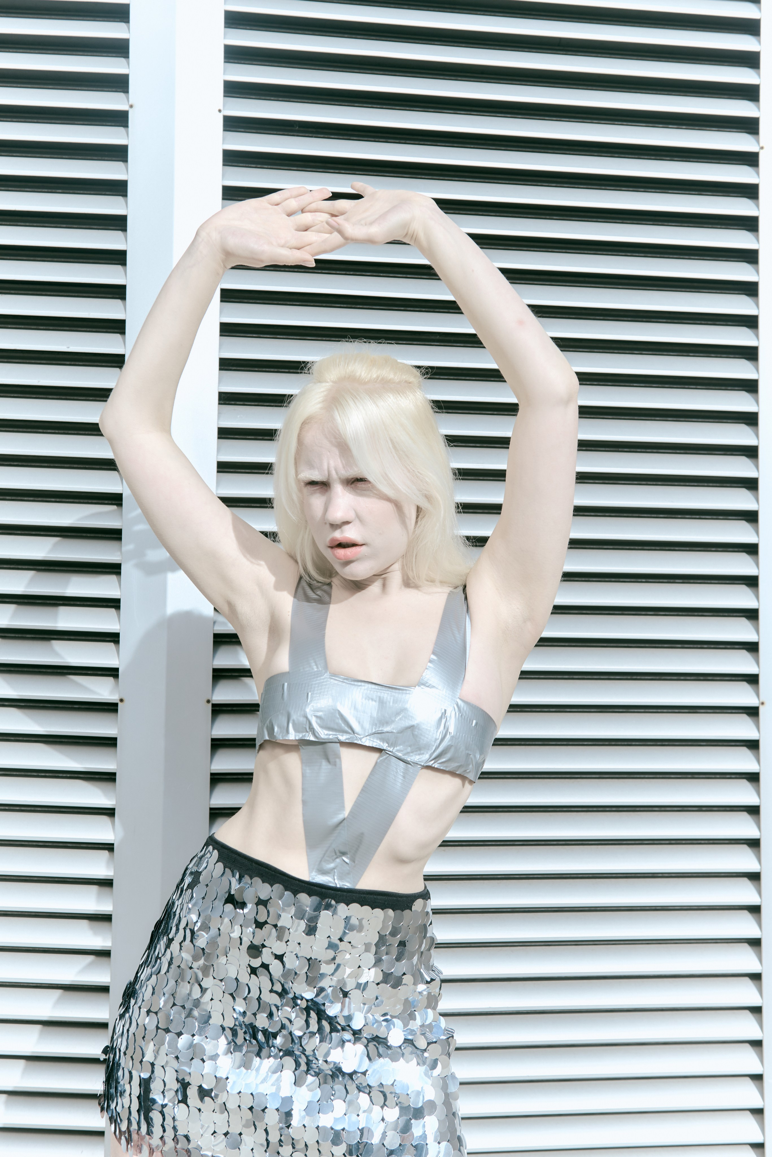 filming an alien in Los Angeles