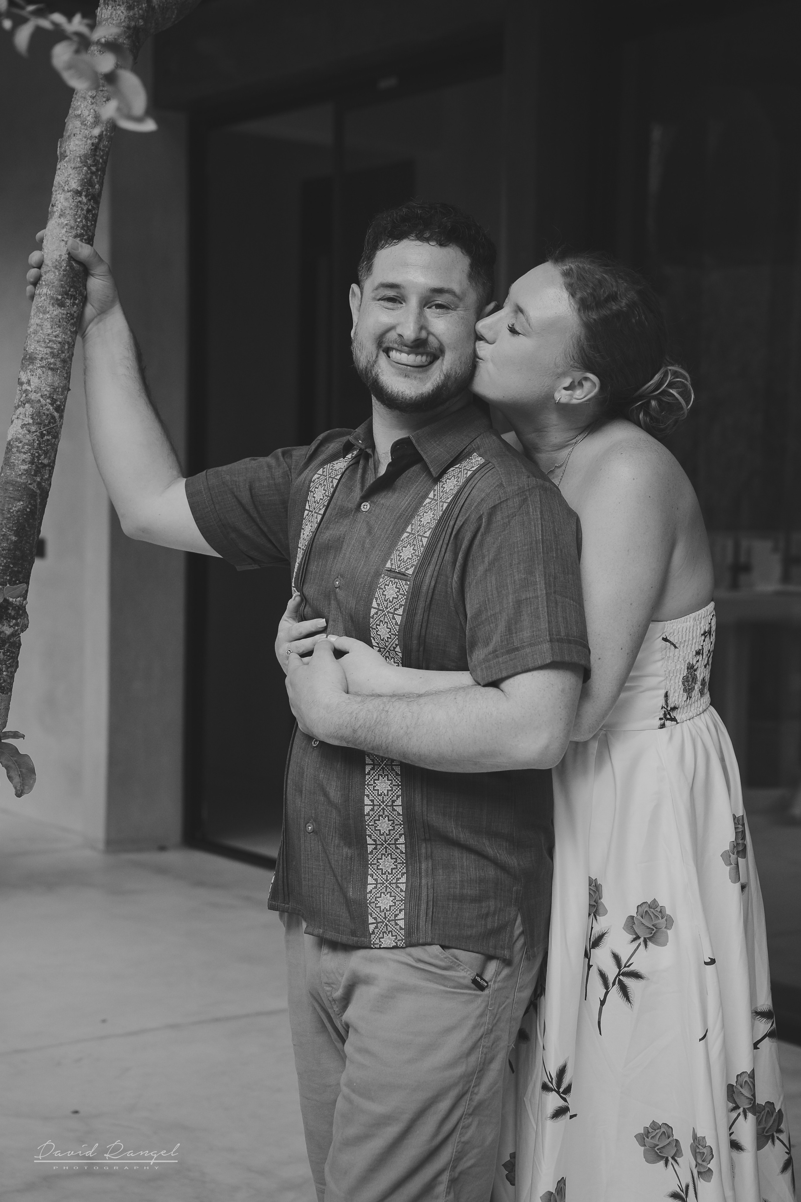 Save the date in Tulum. Destination wedding photographer based in Cancun and Riviera Maya with service worldwide