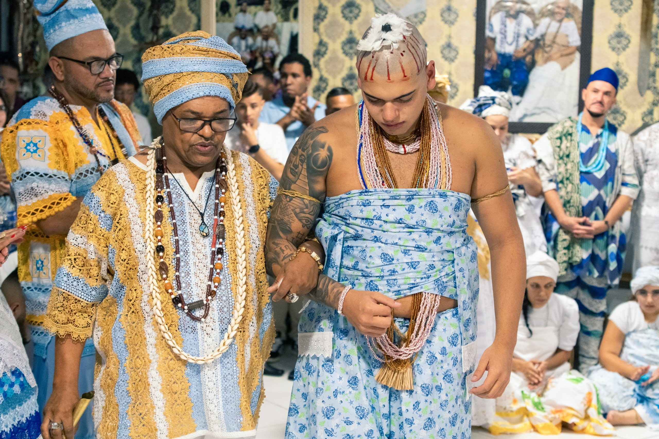 19/04/2025 — Iniciação Oloyê Pablo, Ajoyê Maria Júlia e Iyawo Arthur. Aladá Produções