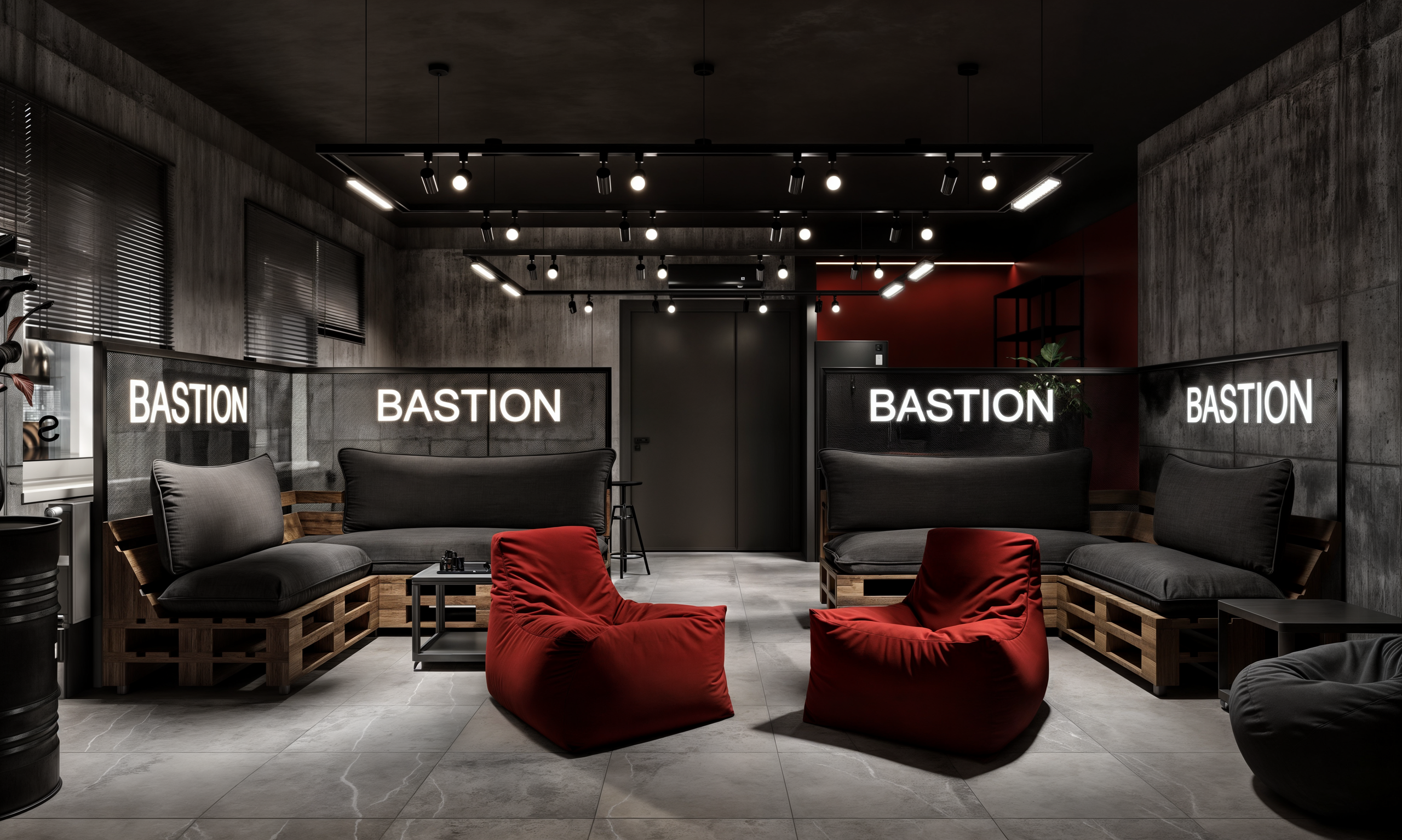 Bastion Hostel, Daugavpils. Interjera dizaina studija 4 Stūri
