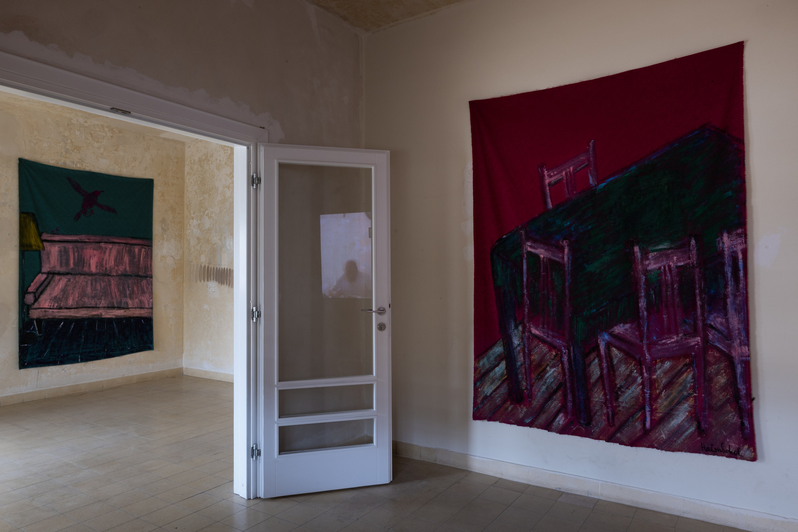 Bird on the windowsill, 2024. Haim Sokol’s artists website