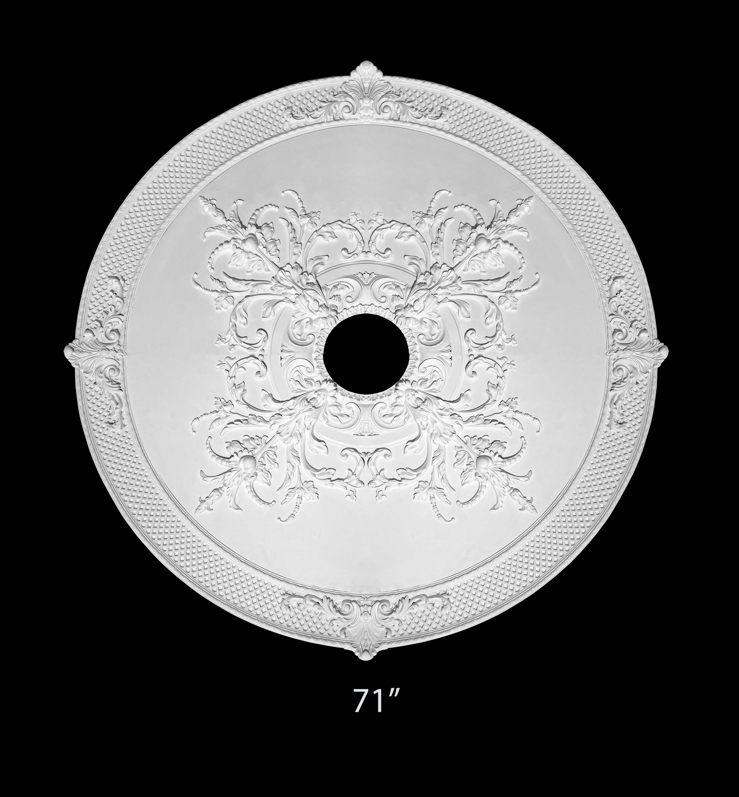 Medallions. Plaster molding