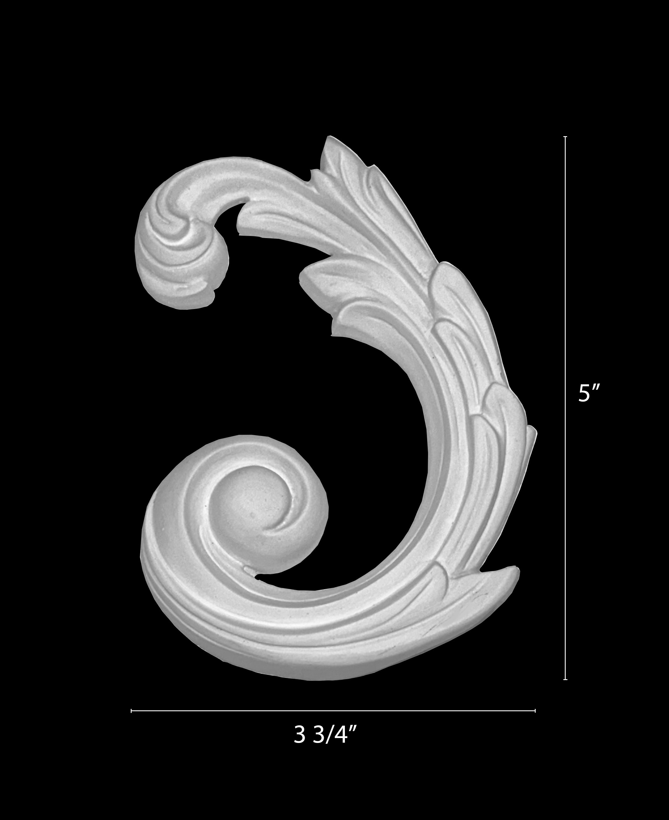 Corners. Plaster molding